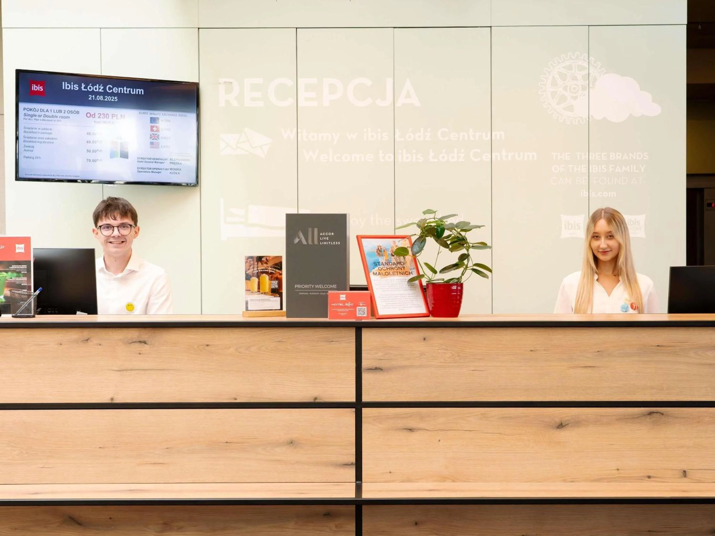 Property building in Hotel Ibis Łódź Centrum