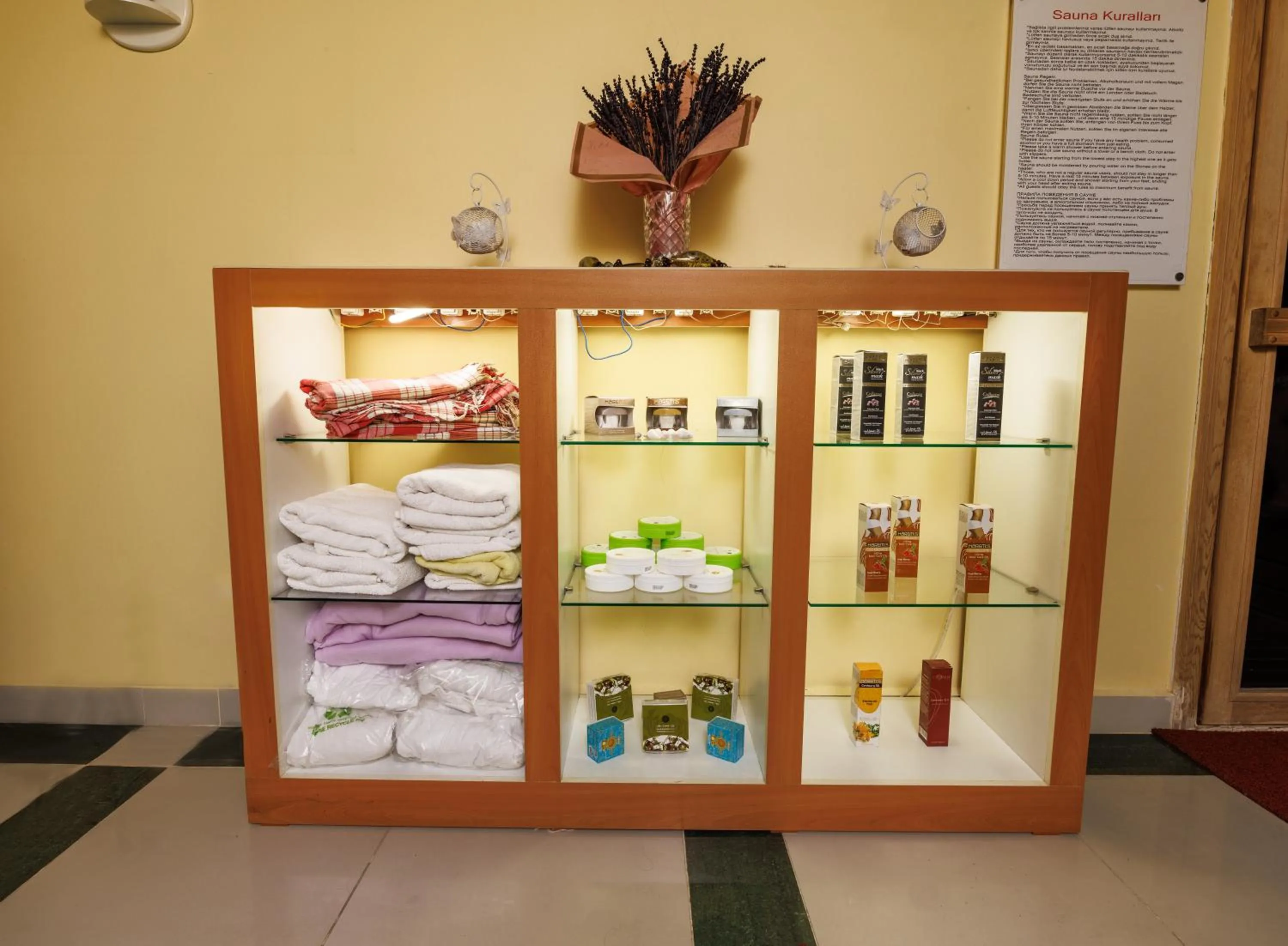 Spa and wellness centre/facilities in selin otel spa belek