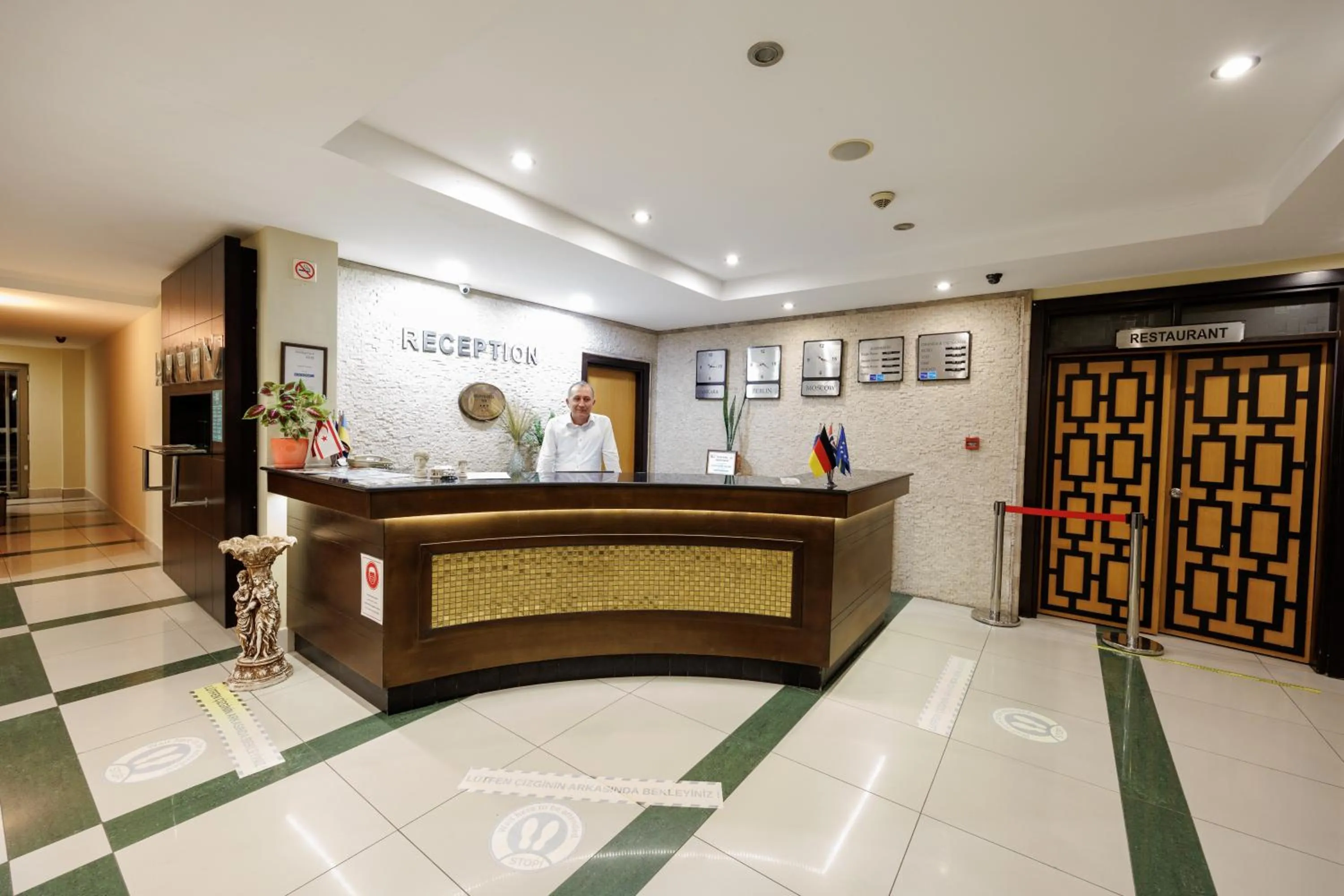 Lobby or reception in selin otel spa belek