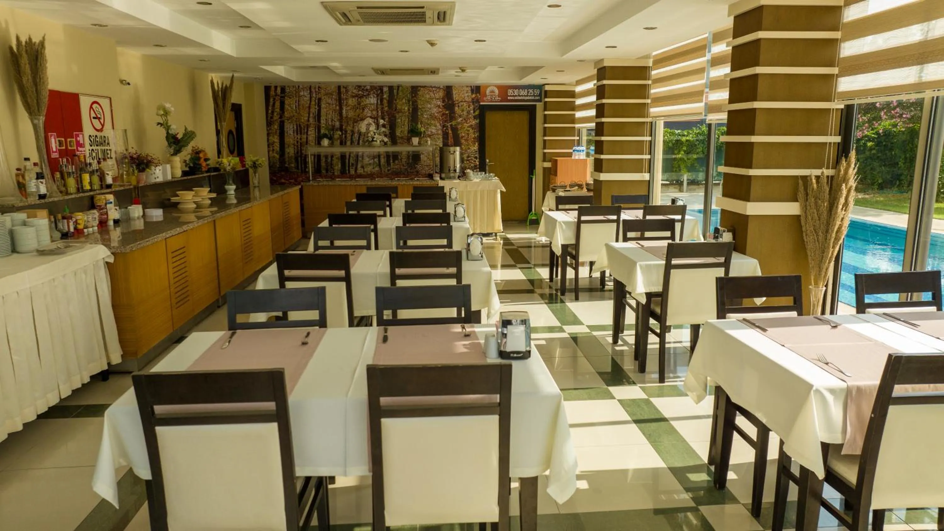 Restaurant/places to eat in selin otel spa belek