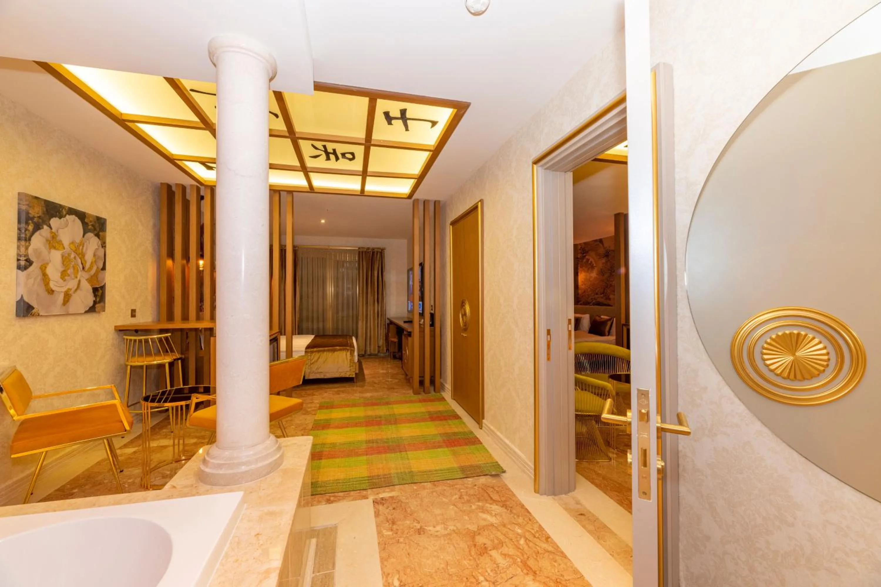 Steam room, Bed in Wyndham Istanbul Old City