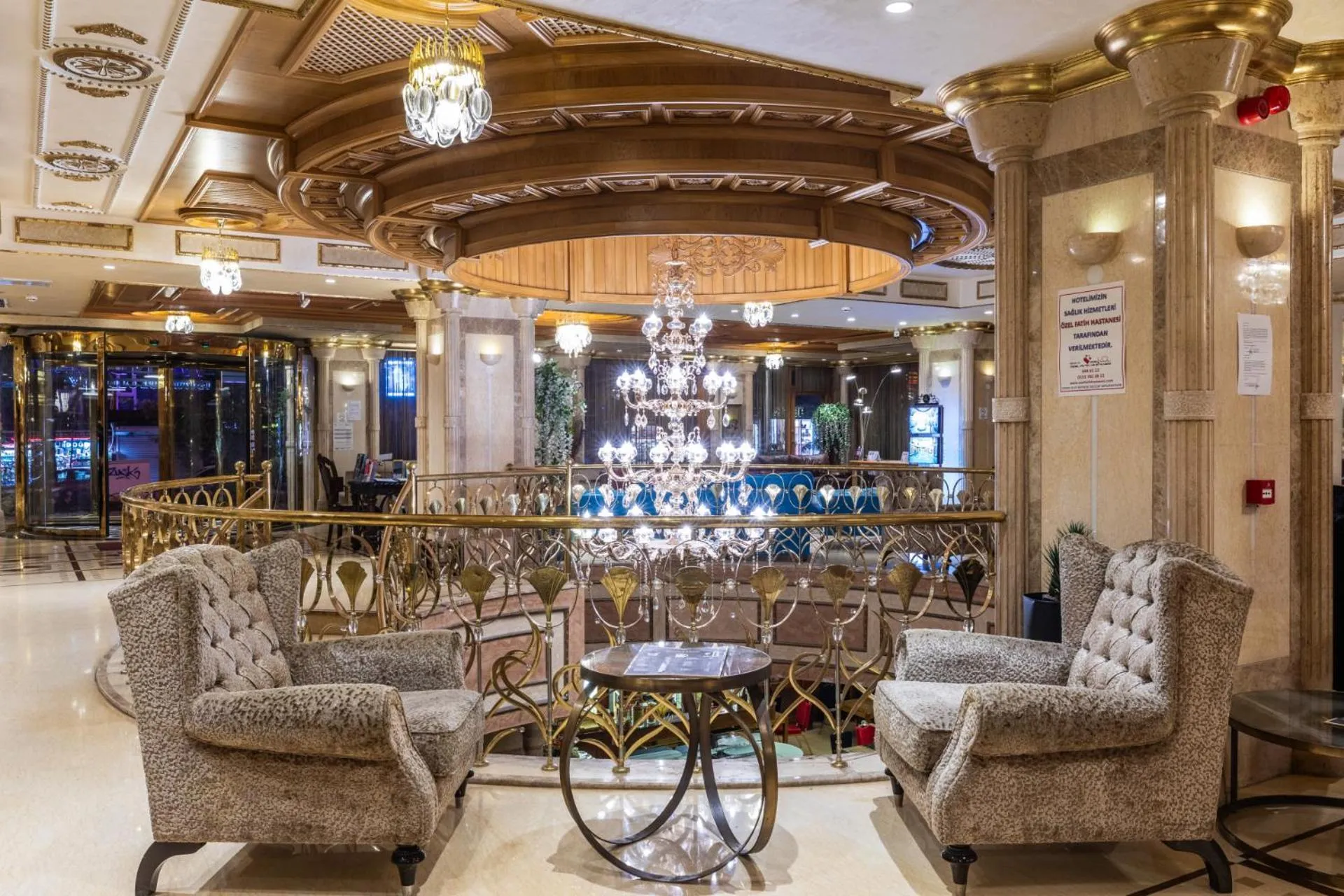 Seating area in Wyndham Istanbul Old City