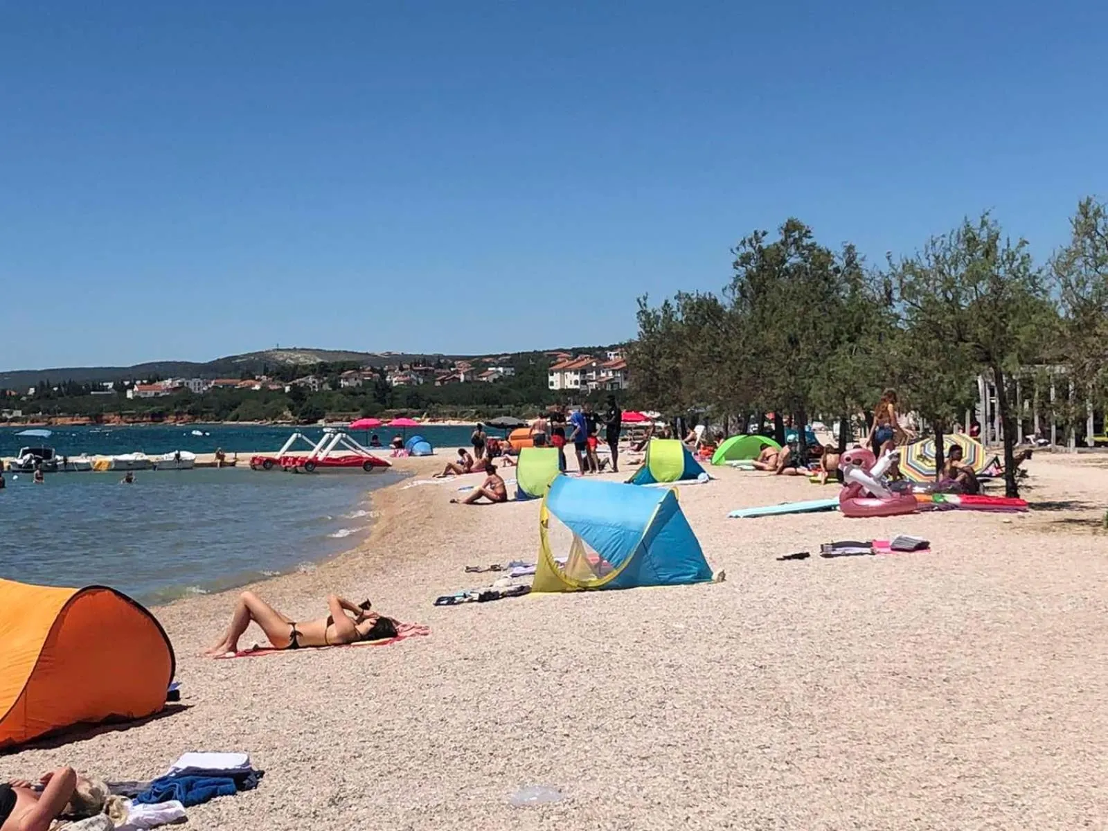 Beach in Apartments Perla