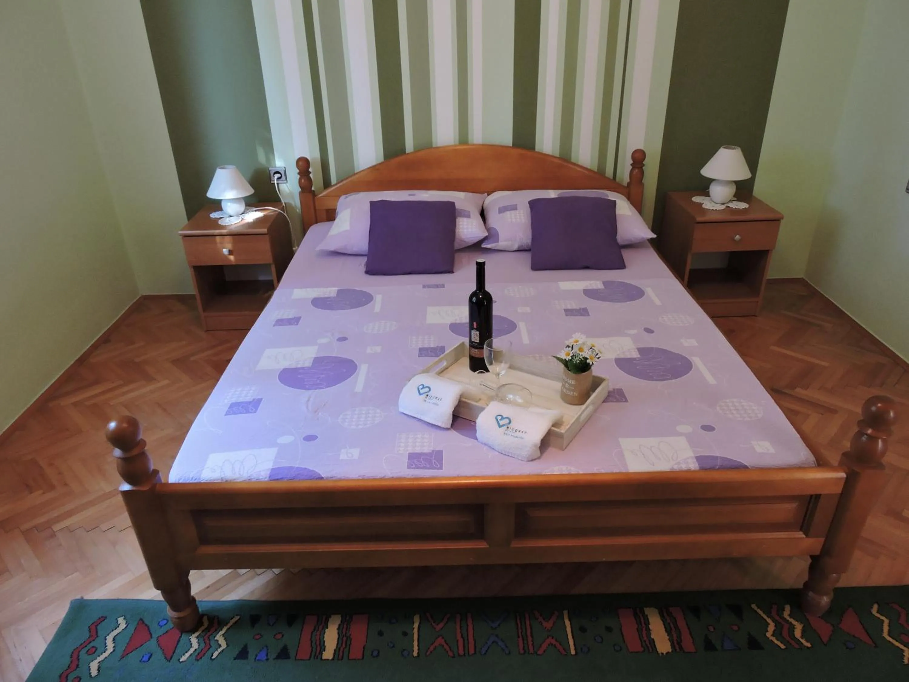 Bed in Apartments Perla