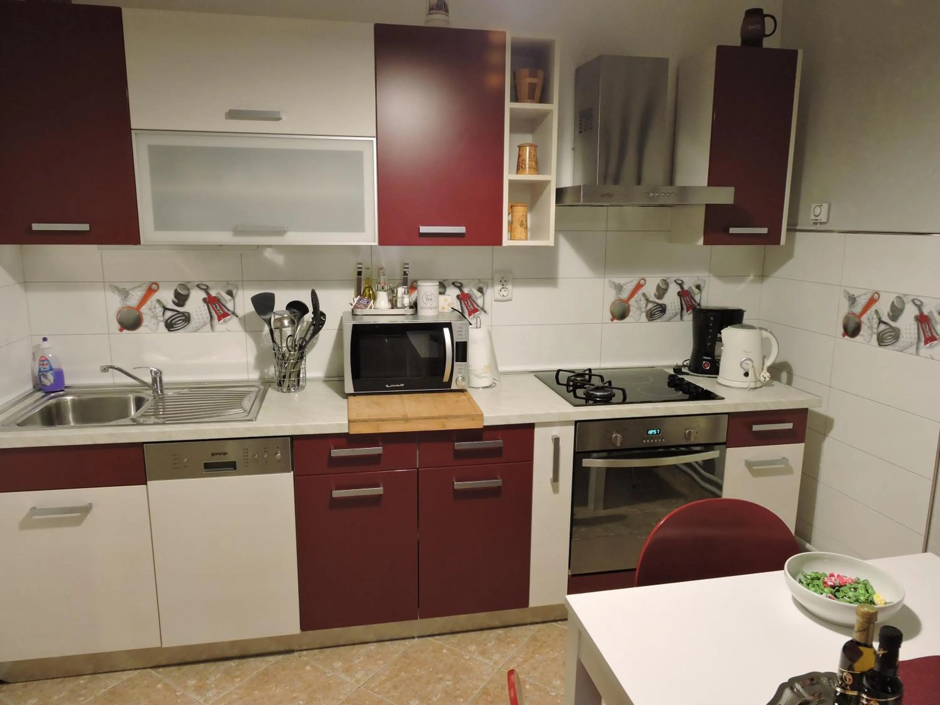 Kitchen or kitchenette in Apartments Perla