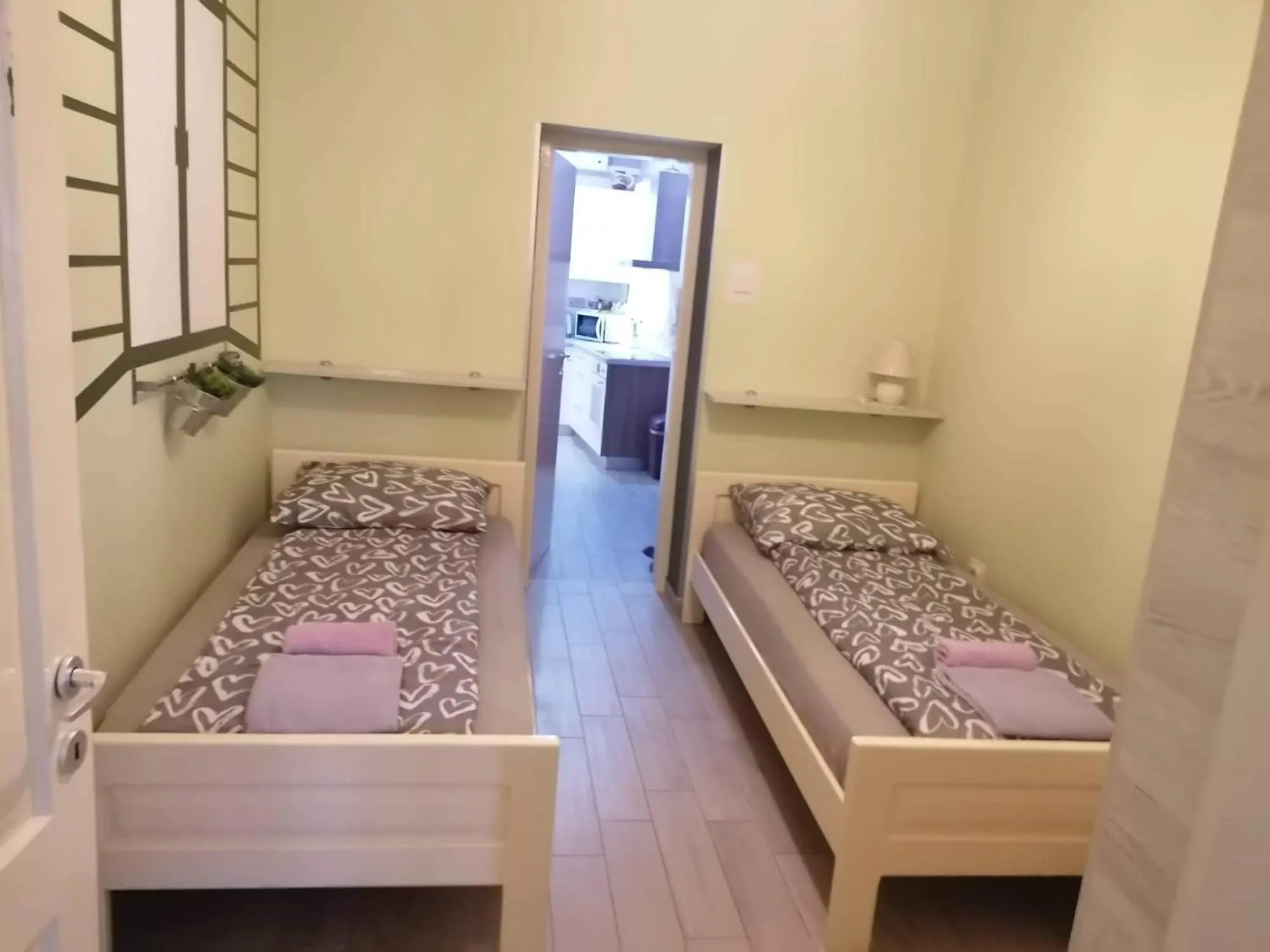 Bed in Apartments Perla