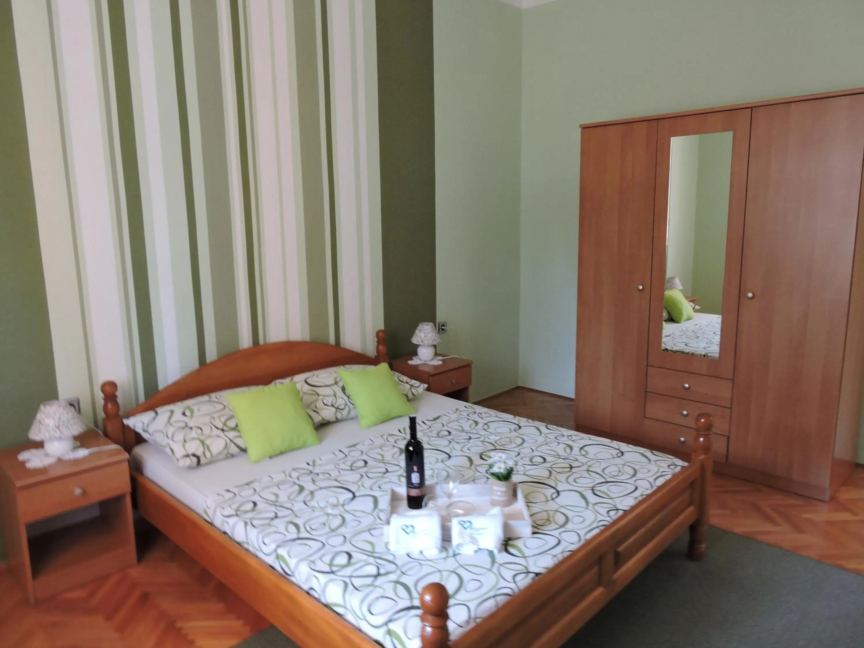 Bedroom, Bed in Apartments Perla