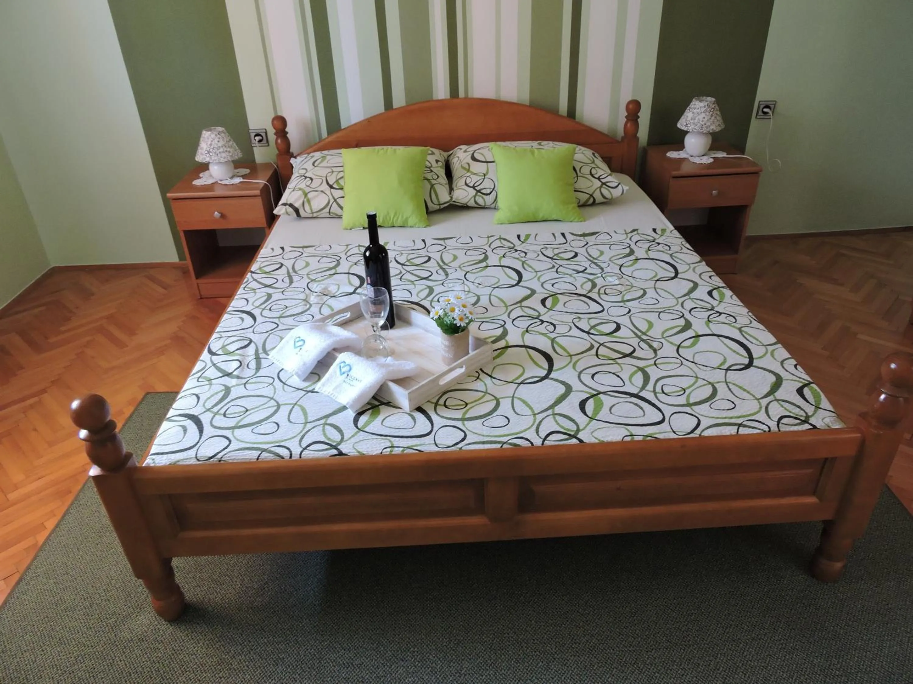 Bedroom, Bed in Apartments Perla