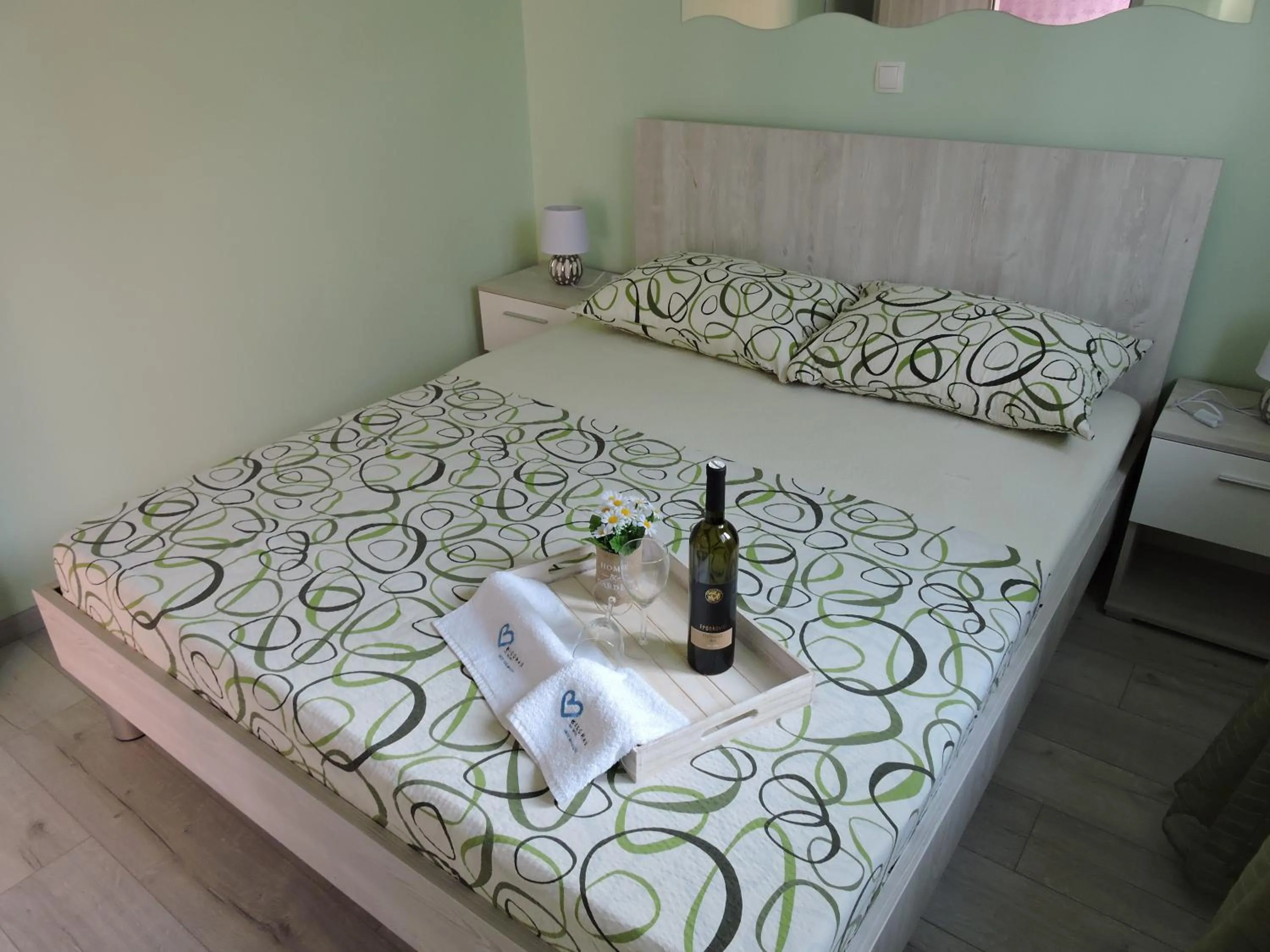 Bedroom, Bed in Apartments Perla