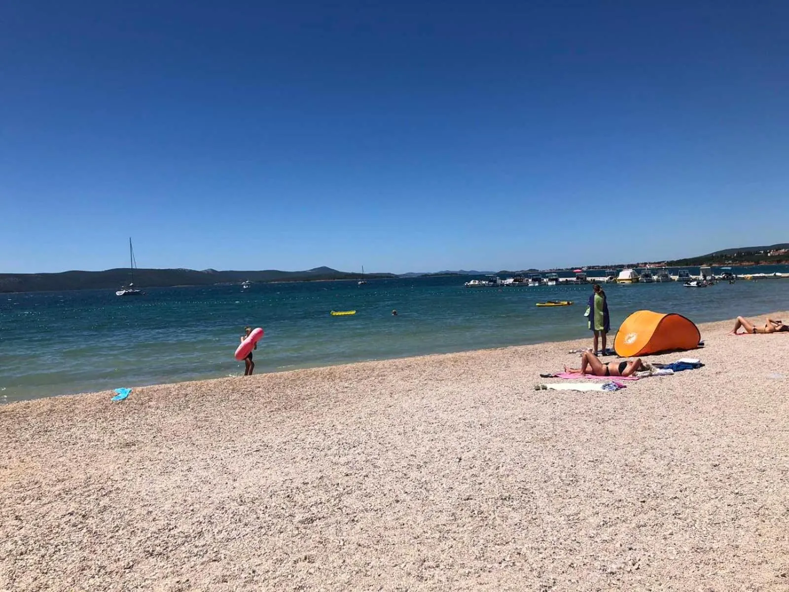 Beach in Apartments Perla