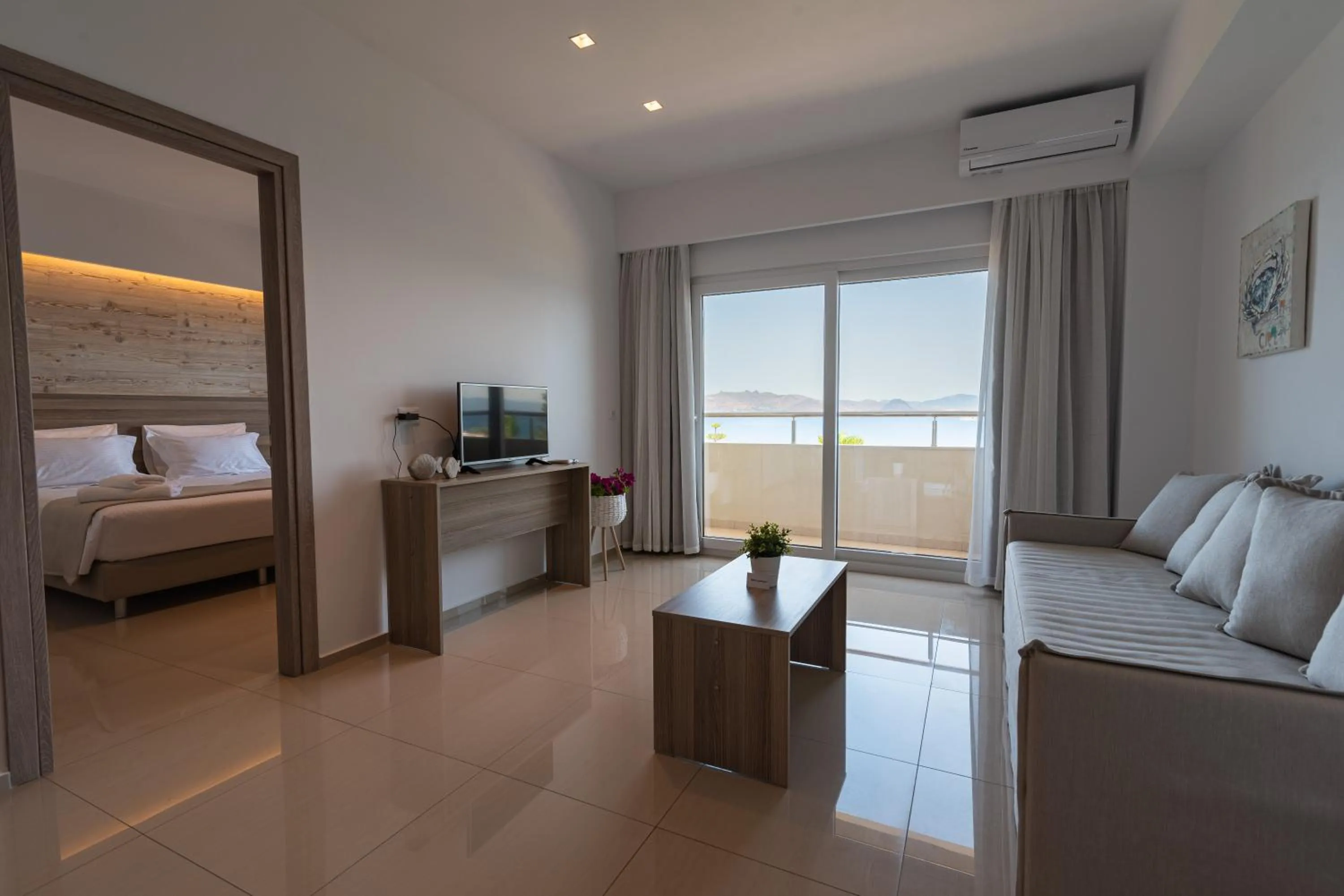 Living room, Bed in Orpheus Studios