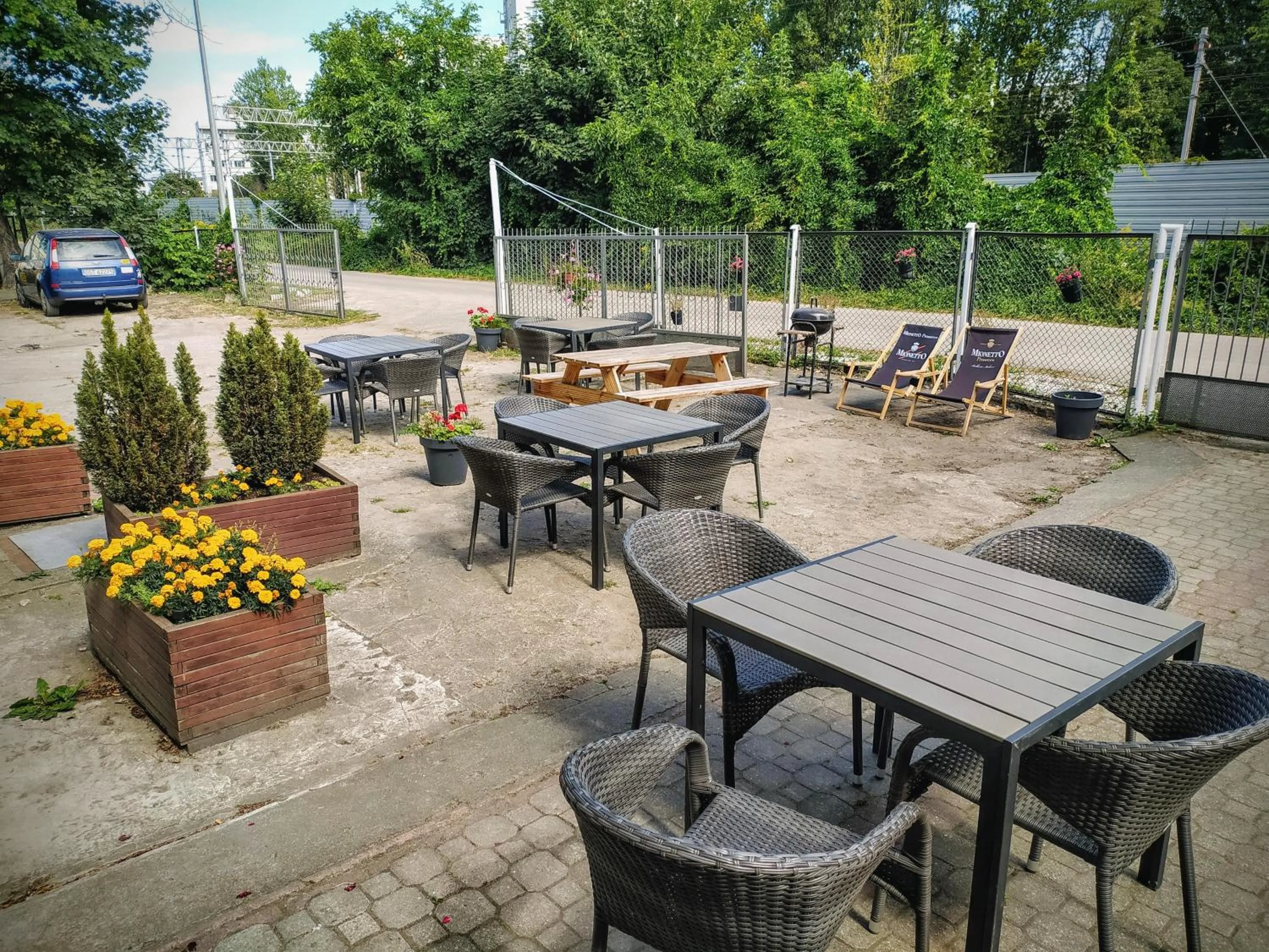 Patio in Smart Stay Hostel Gdynia