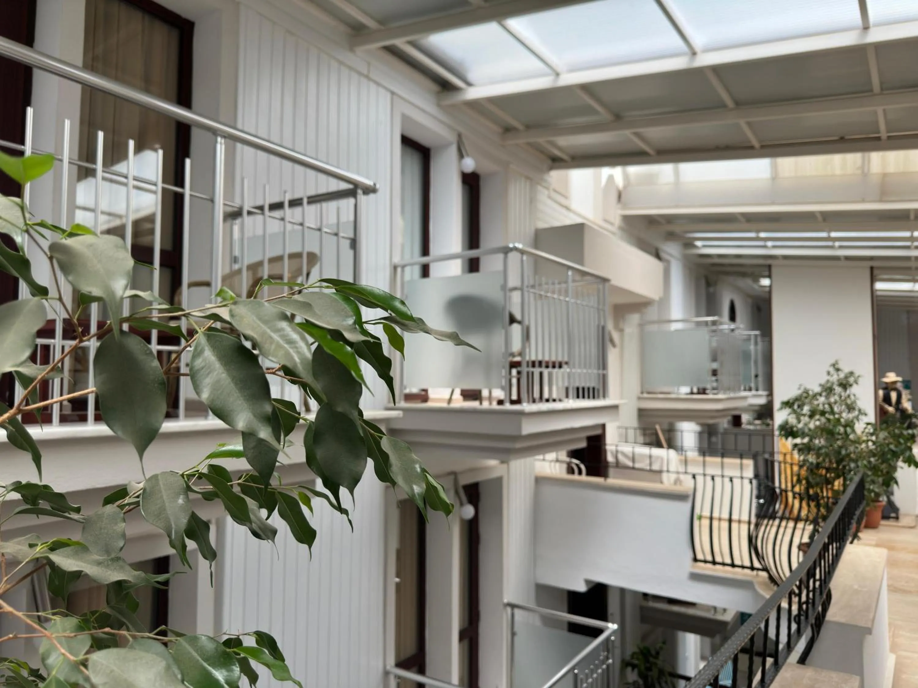 Inner courtyard view in Ata Park Hotel