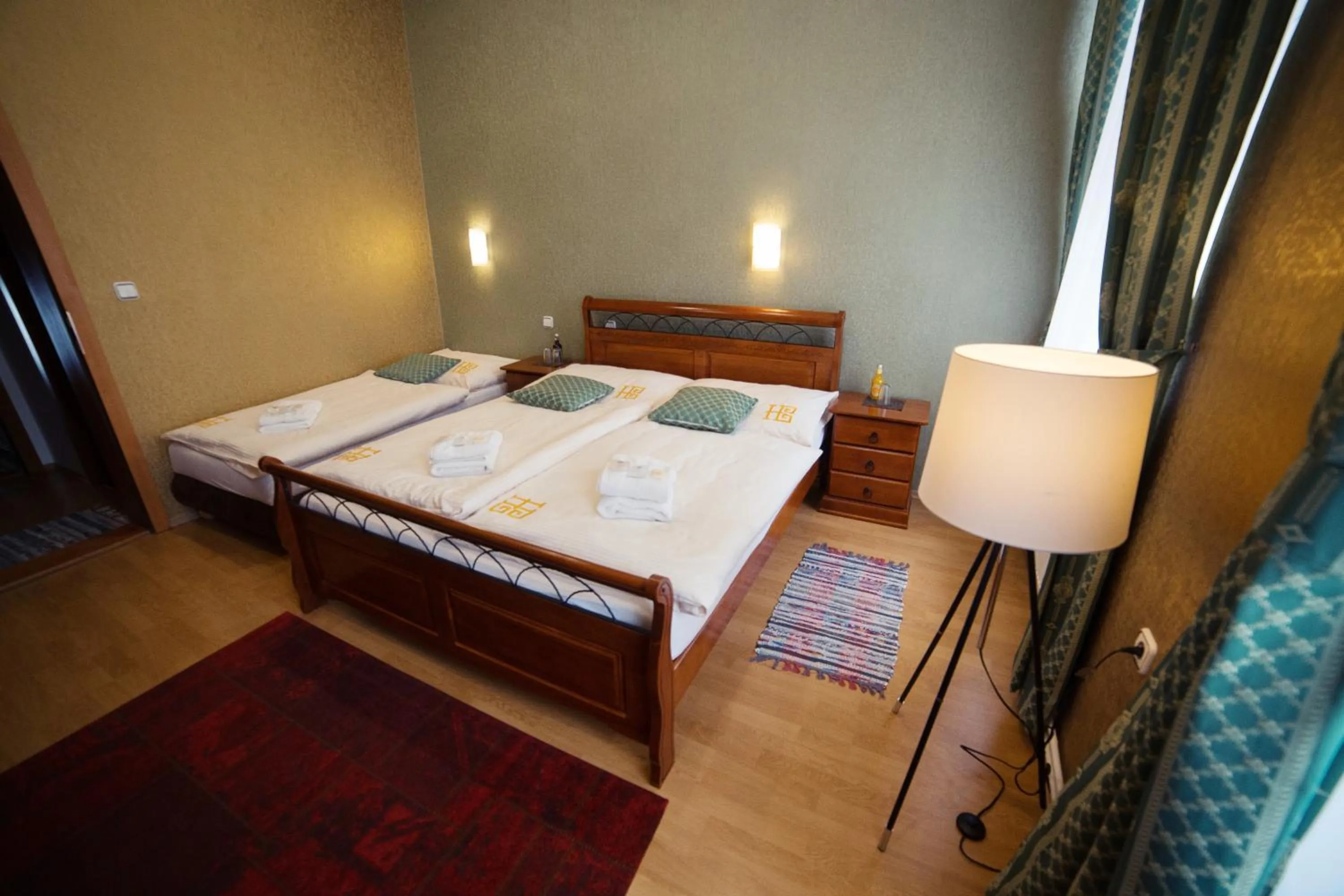 Decorative detail, Bed in Hotel Bristol