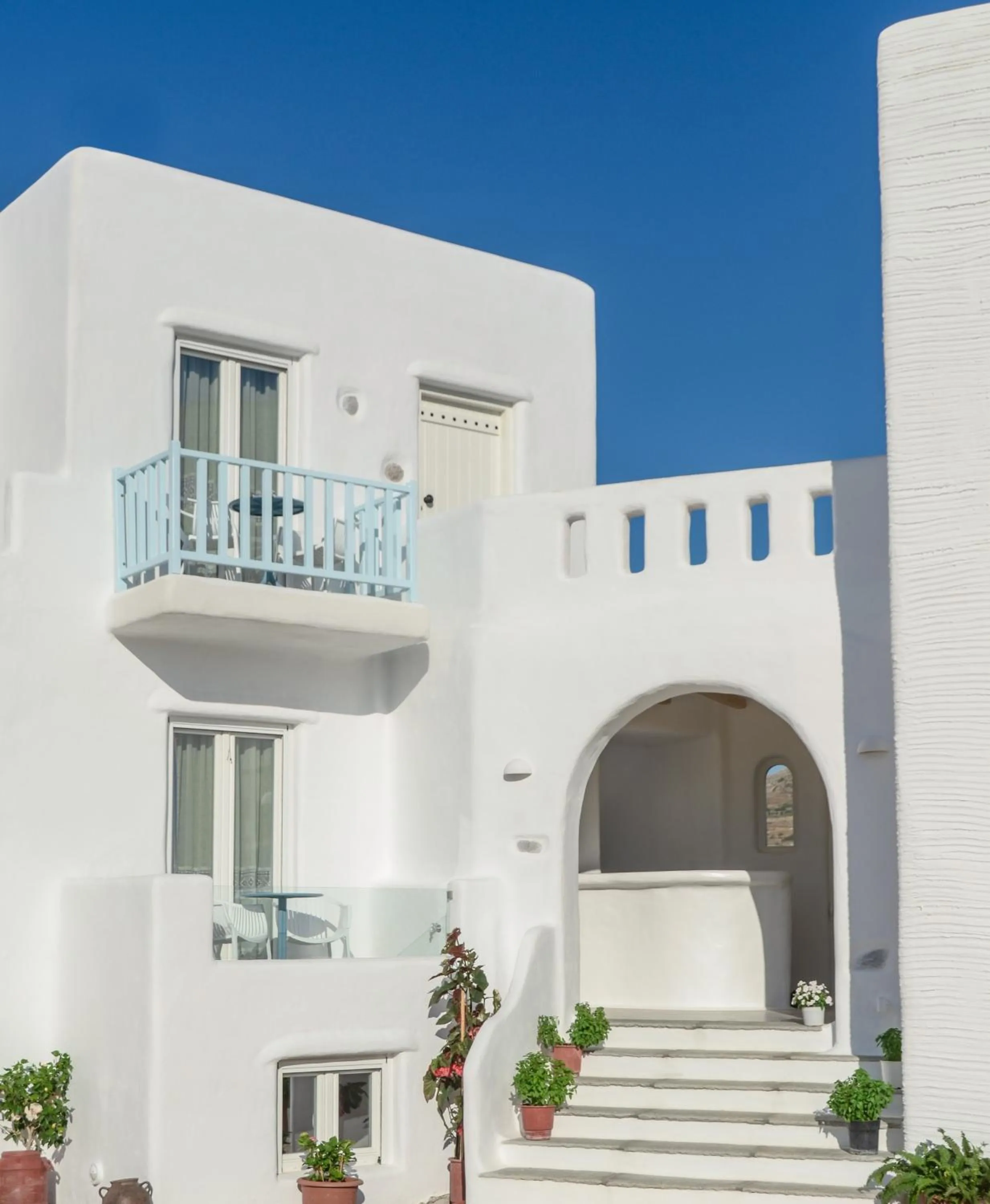 Property building in Naxos Island Escape Suites