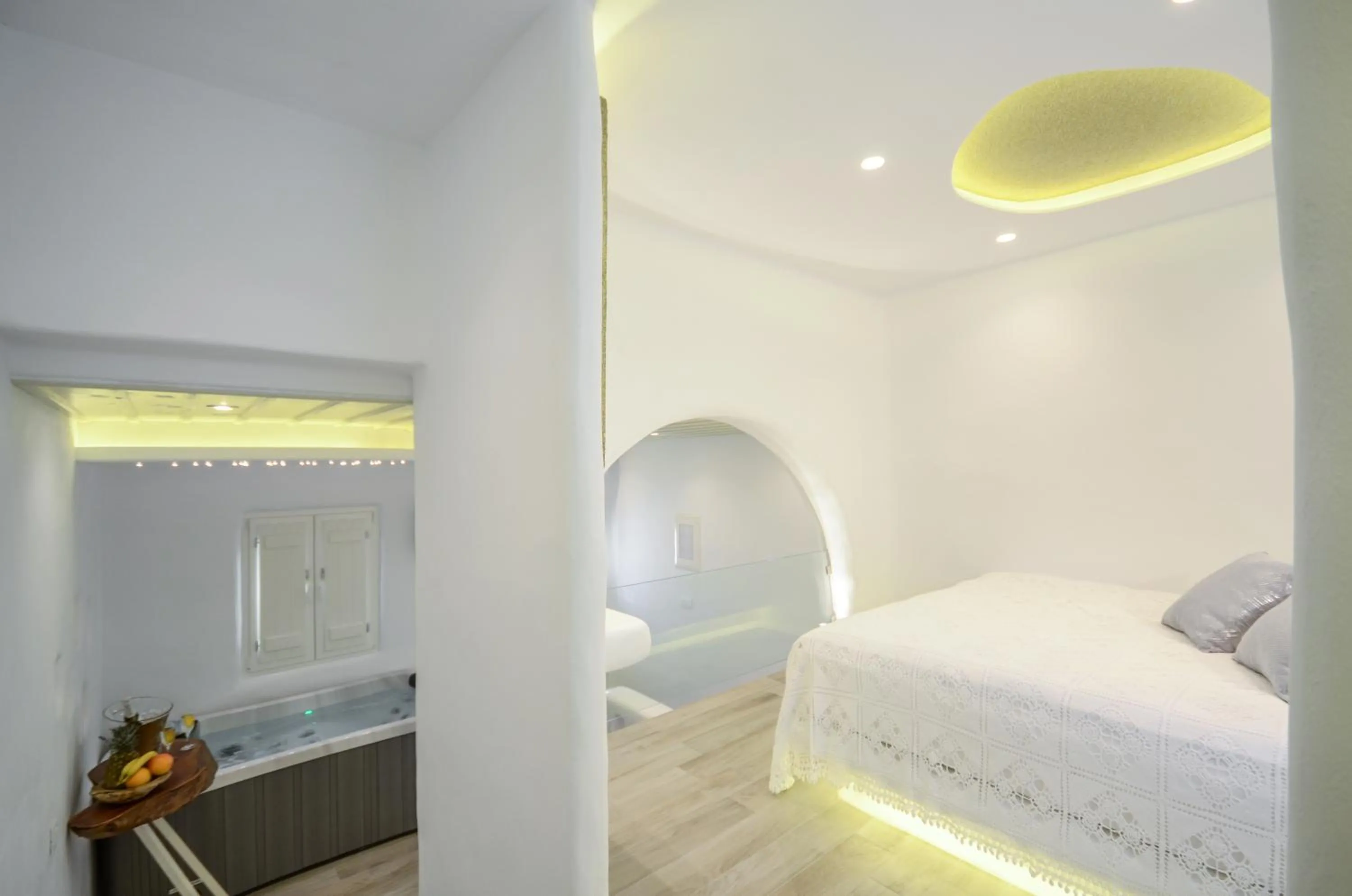 Property building, Bed in Naxos Island Escape Suites