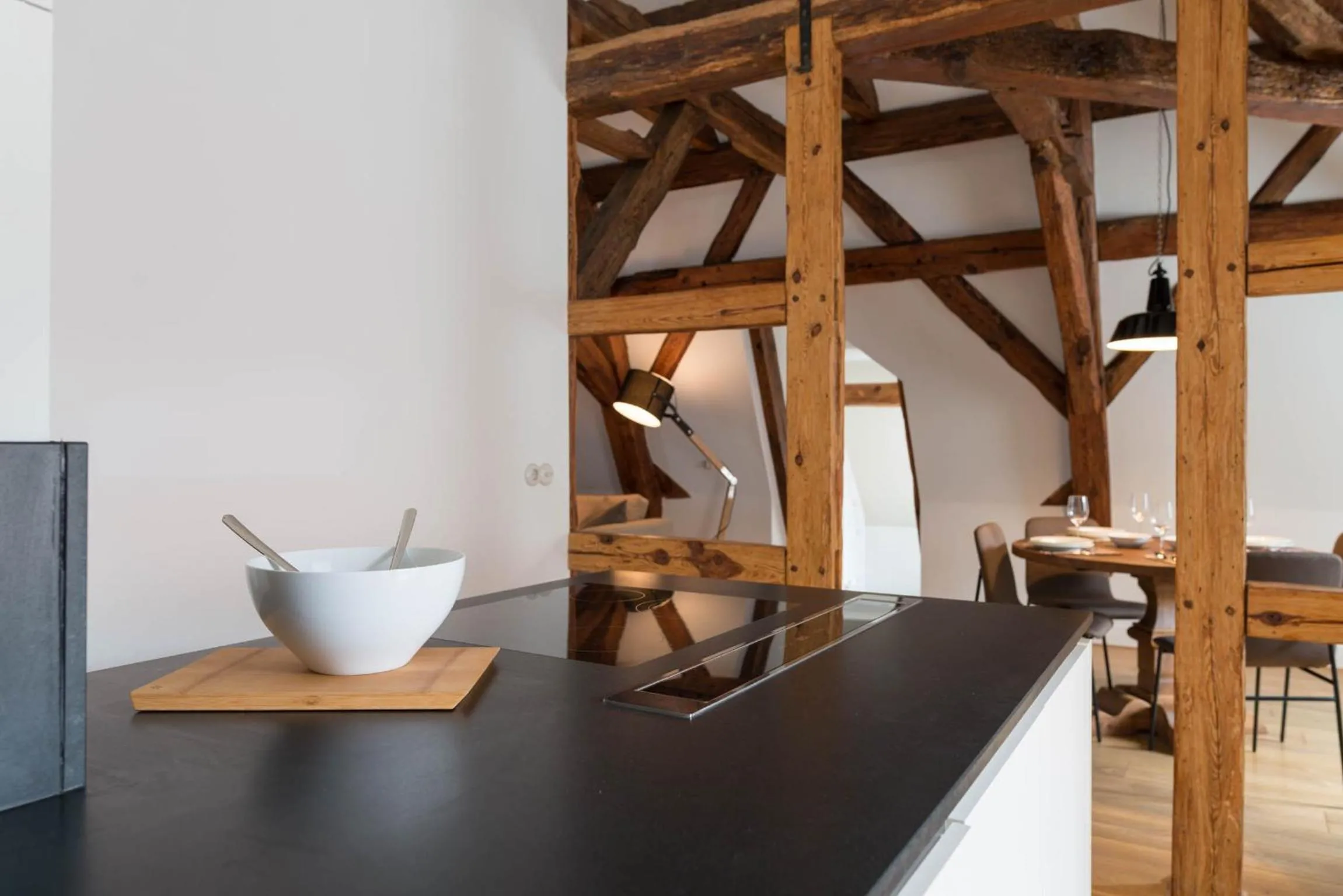 Kitchen or kitchenette in Schloss Beuchow