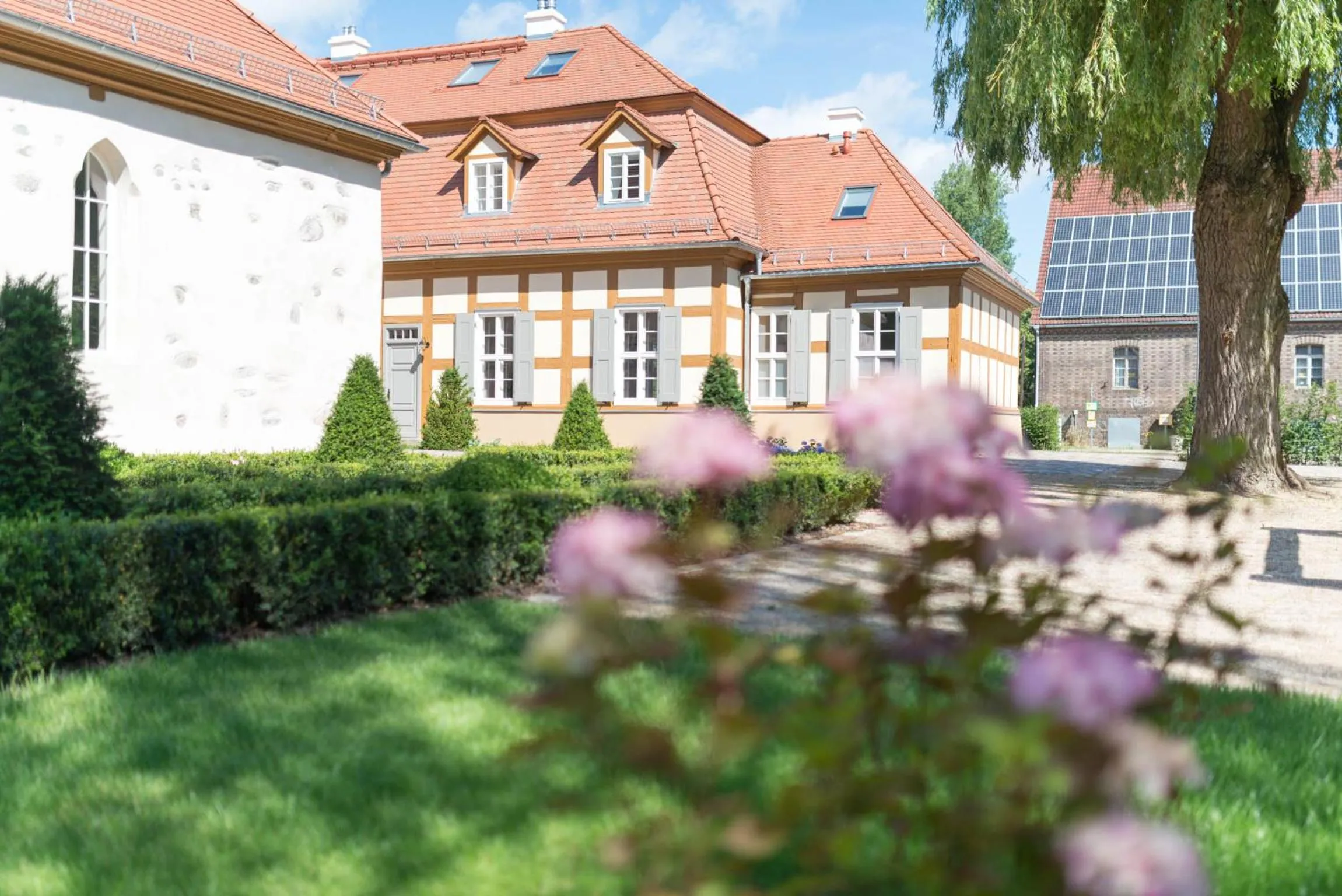 Patio in Schloss Beuchow