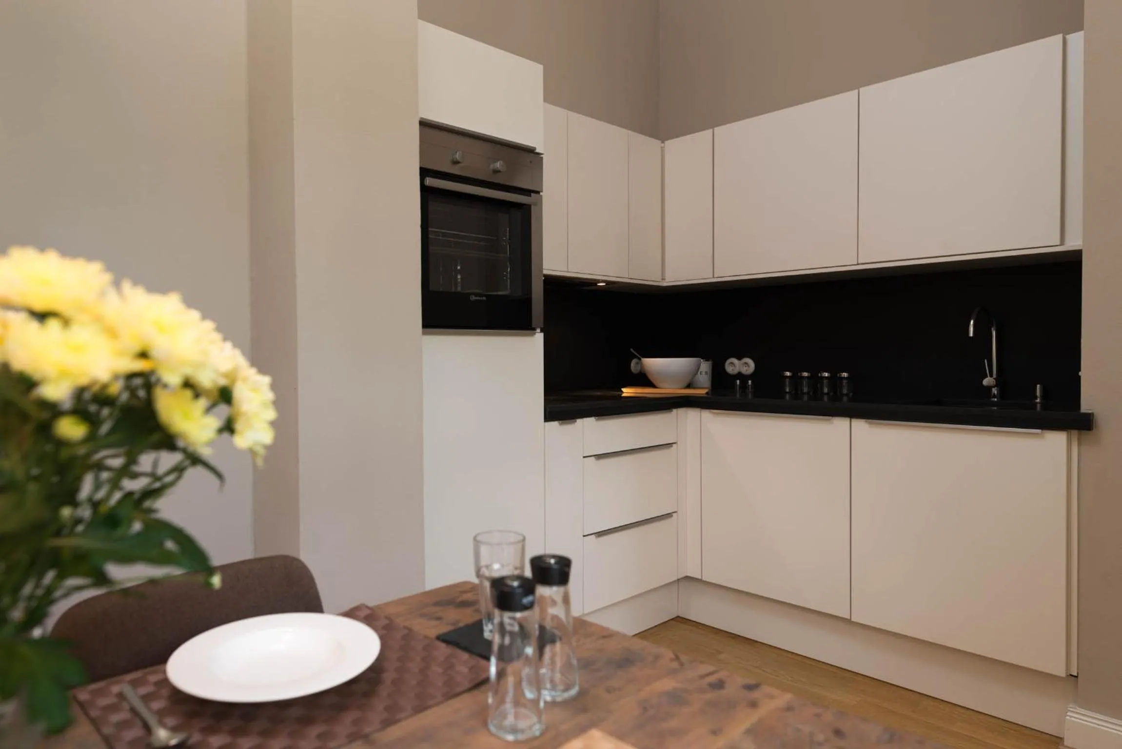 Kitchen or kitchenette in Schloss Beuchow