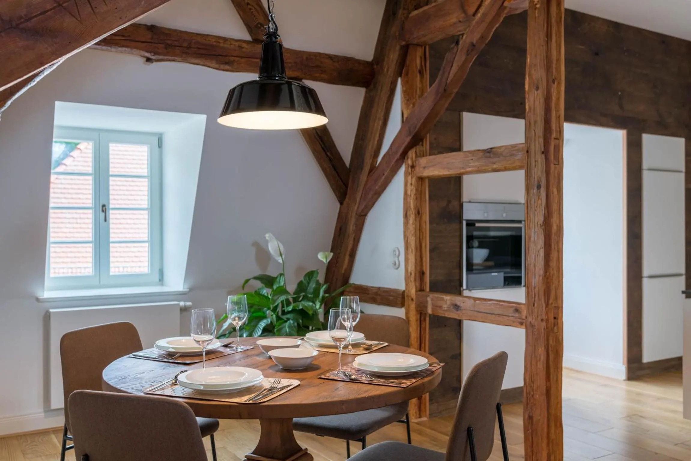 Kitchen or kitchenette in Schloss Beuchow