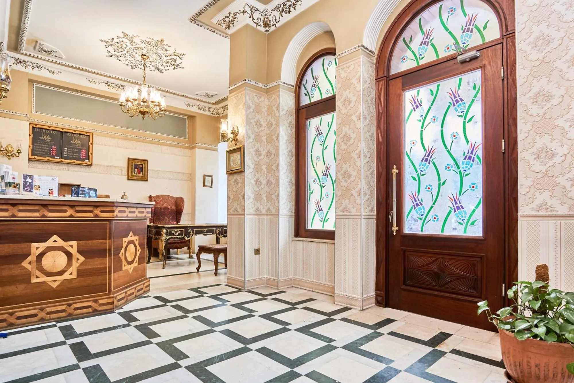 Lobby or reception in Amber Hotel & Spa