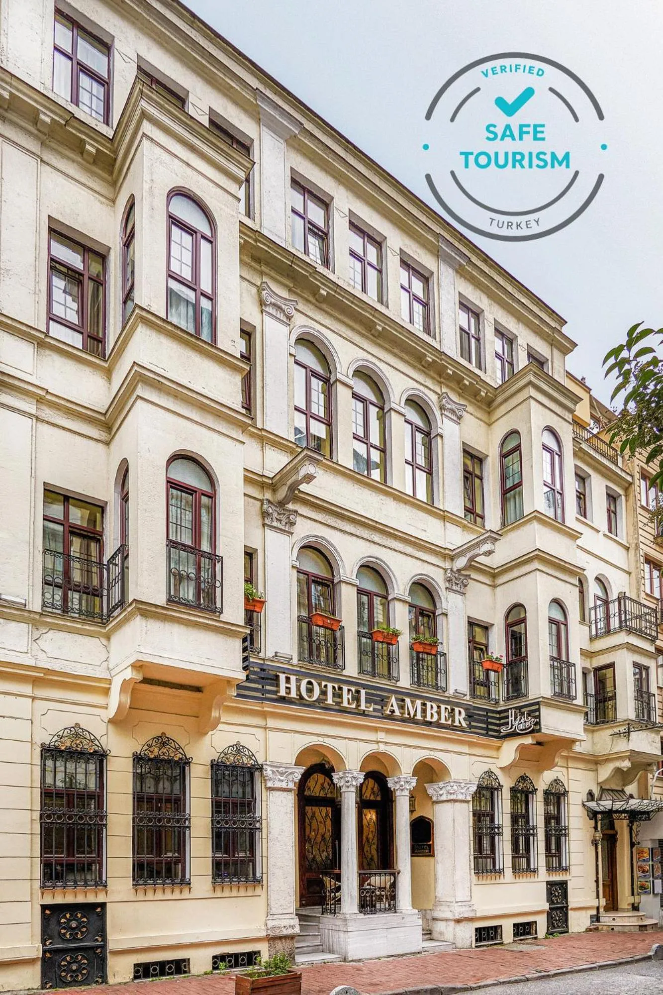 Property building in Amber Hotel & Spa