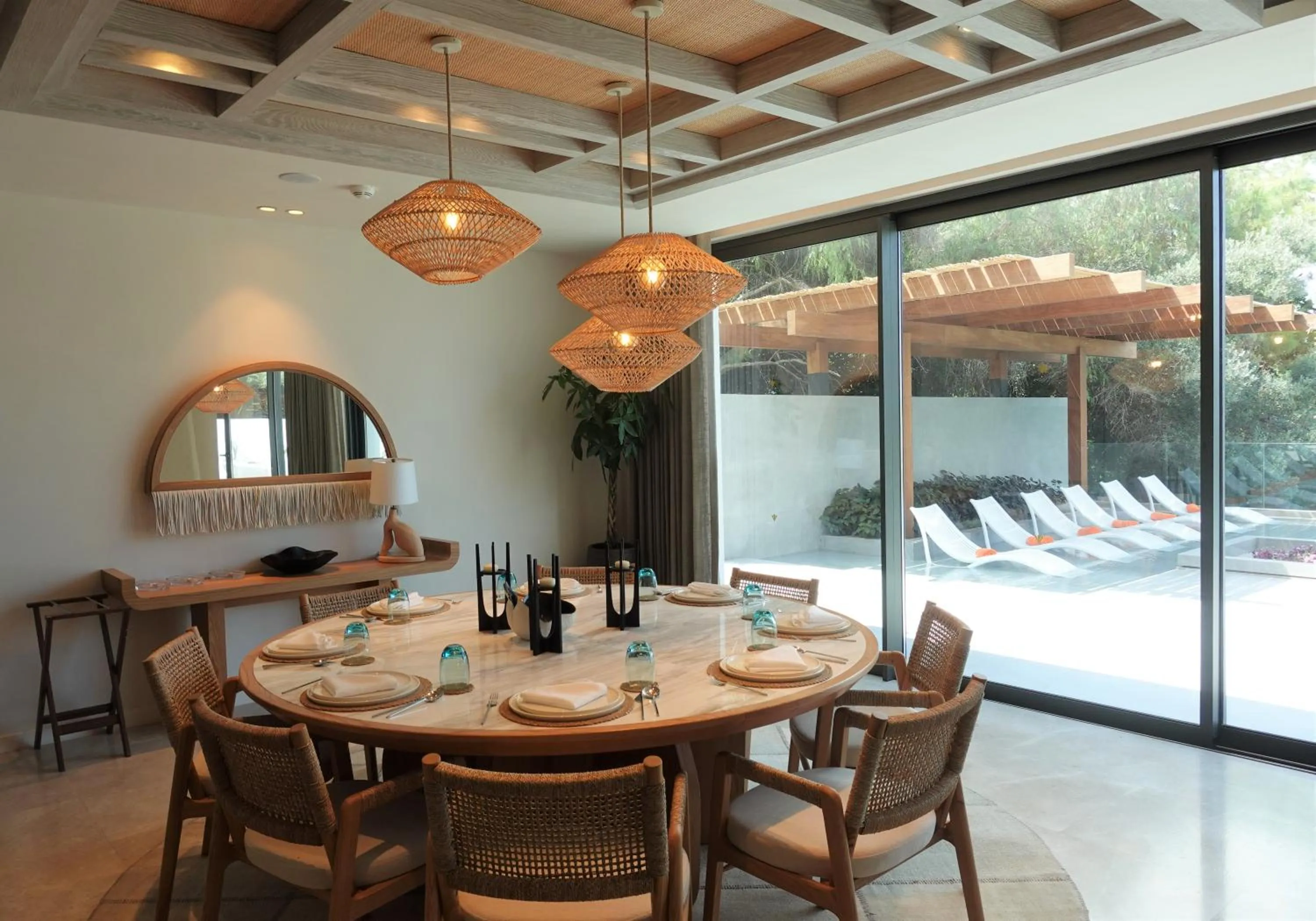 Seating area in Rixos Premium Bodrum