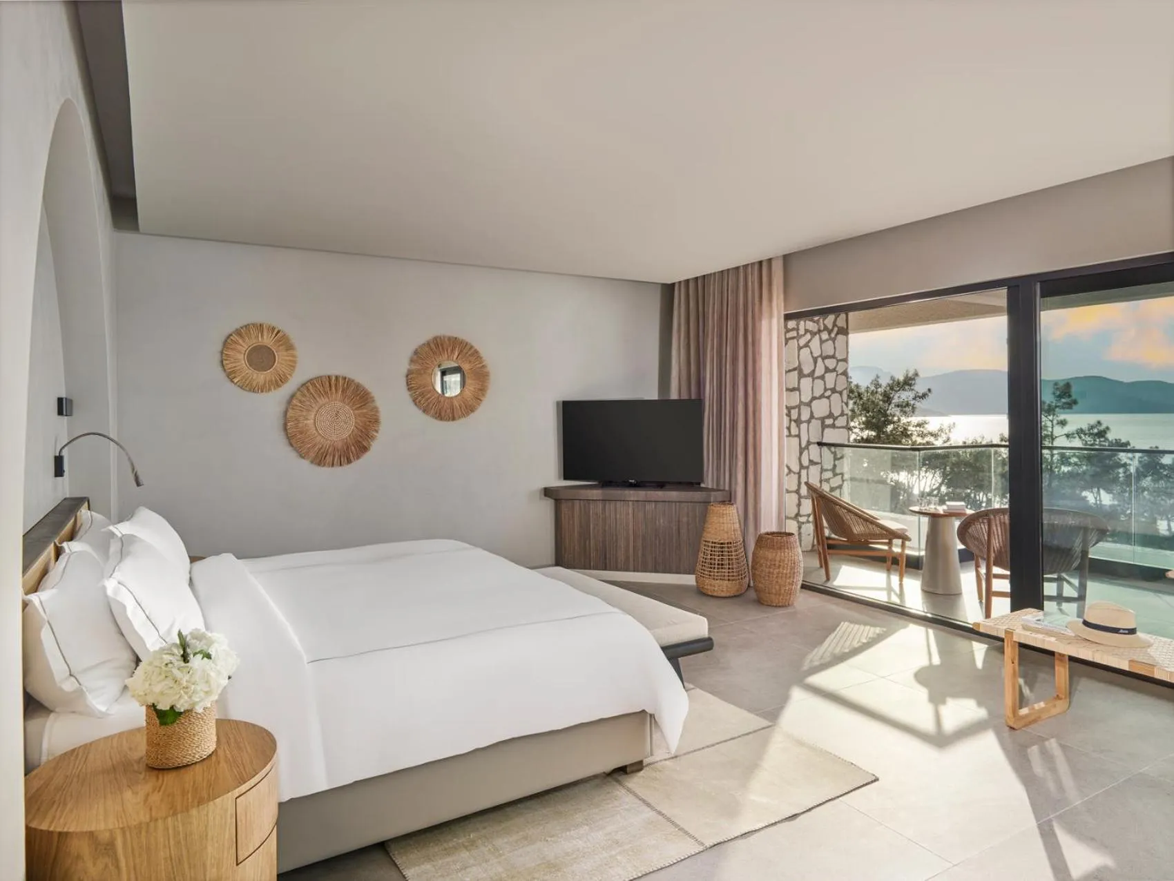 Bed in Rixos Premium Bodrum