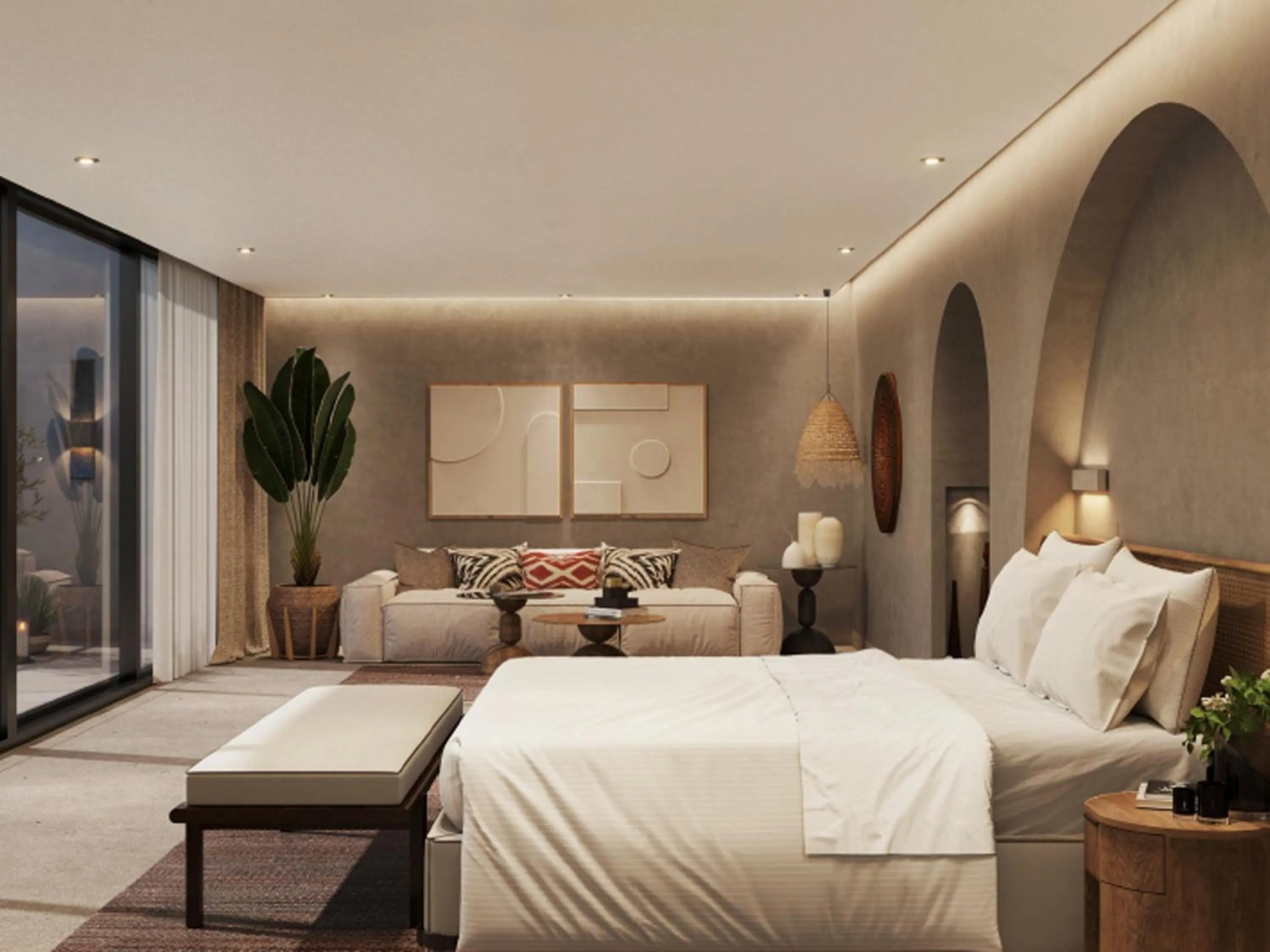 Bedroom, Bed in Rixos Premium Bodrum