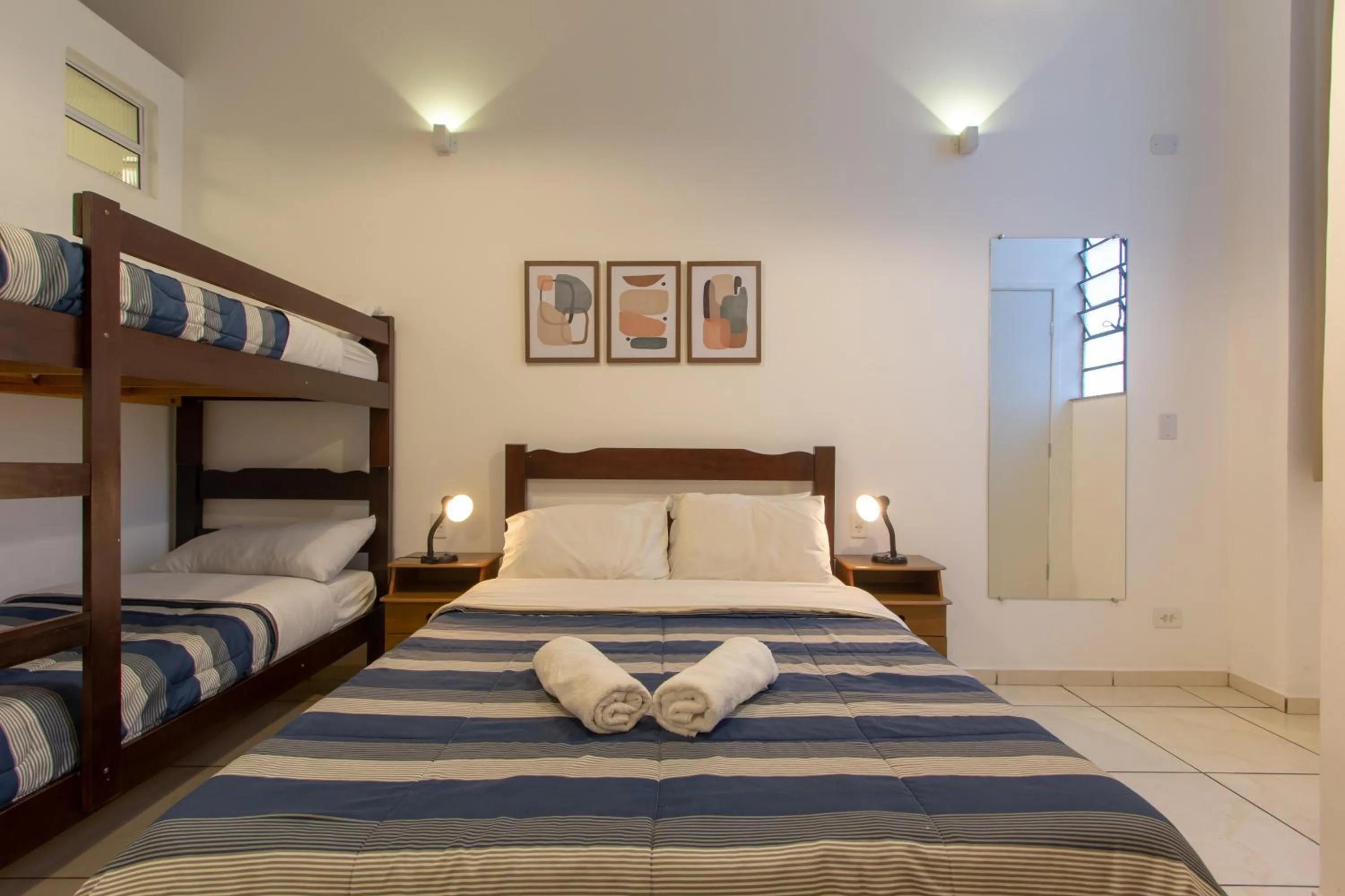 Bed in BH Studios Hotel Brás