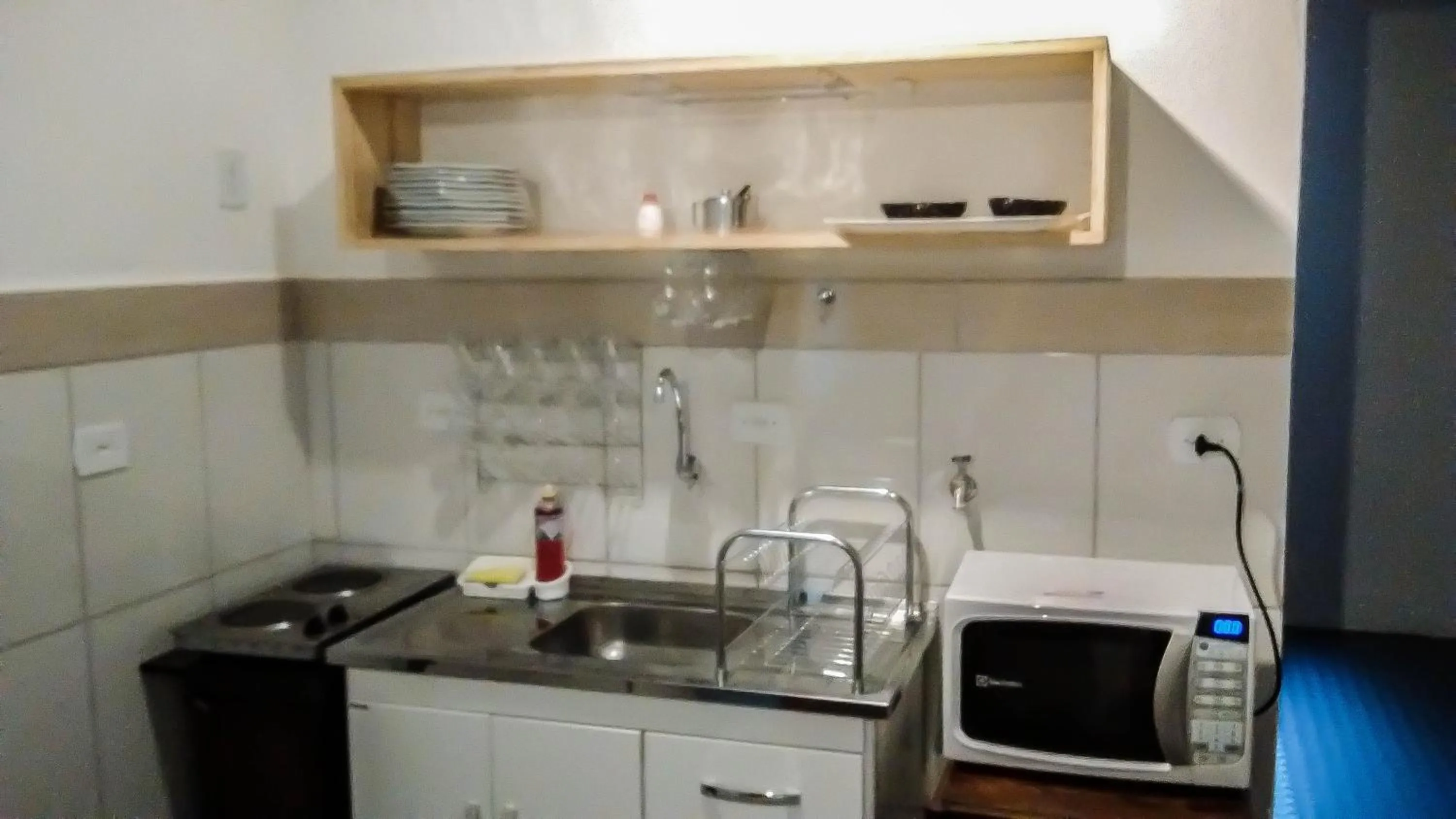 Kitchen or kitchenette in BH Studios Hotel Brás