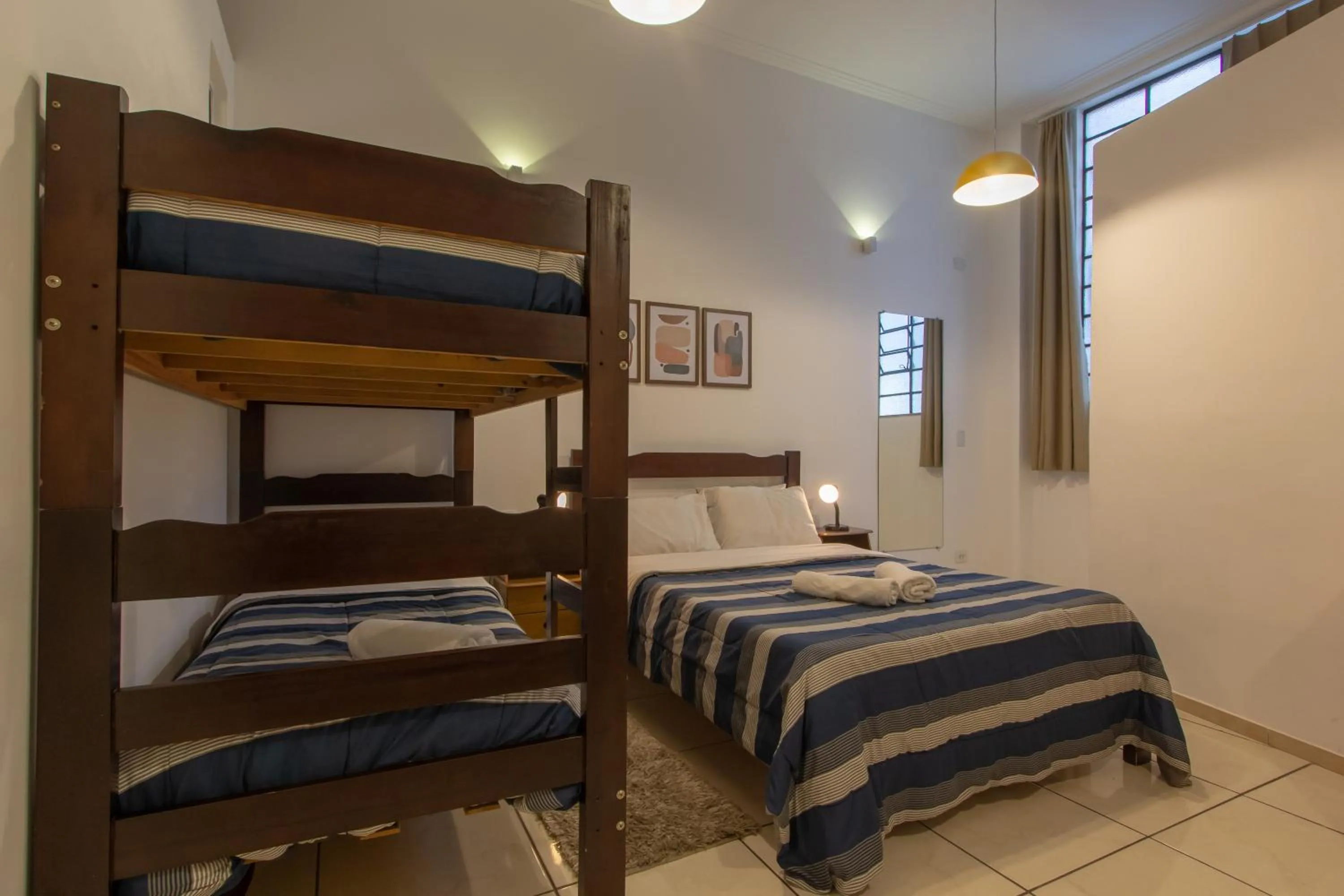 Bed in BH Studios Hotel Brás