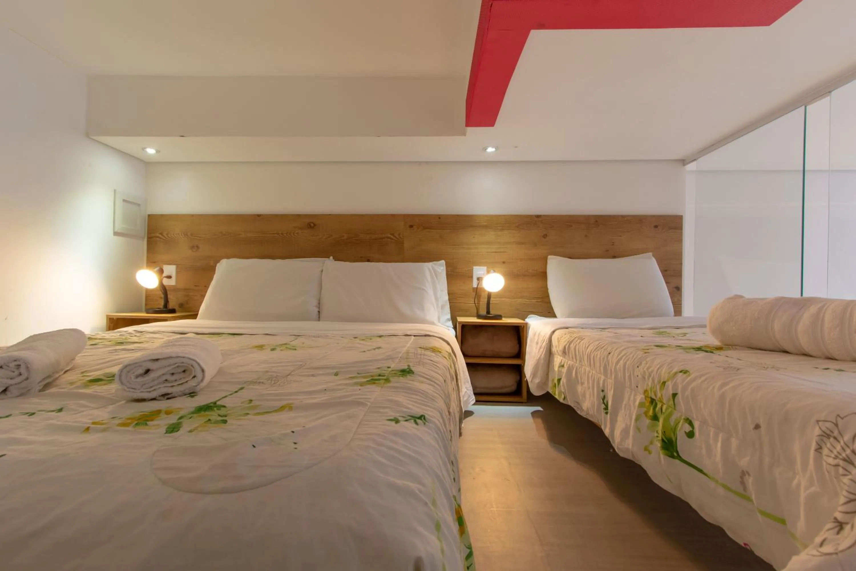 Bed in BH Studios Hotel Brás