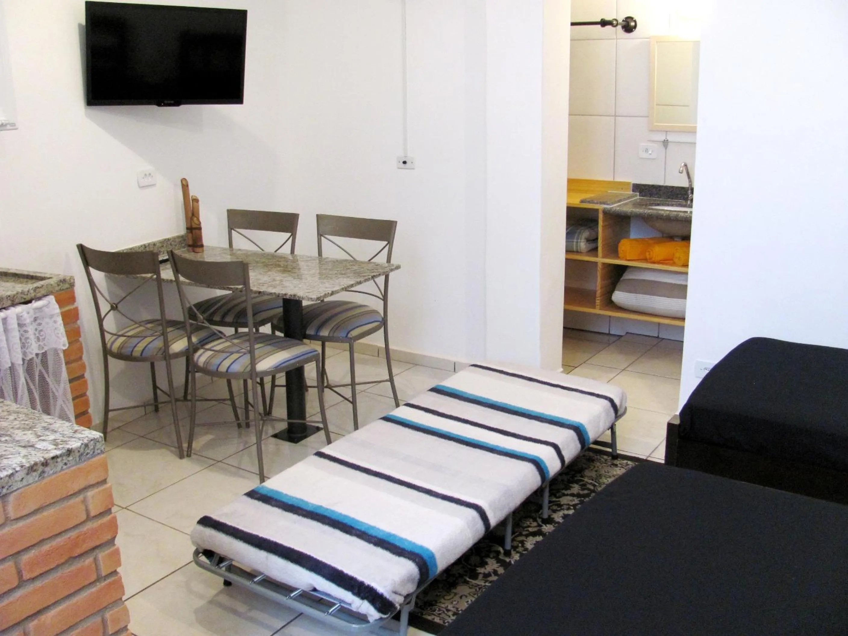 Bed in BH Studios Hotel Brás