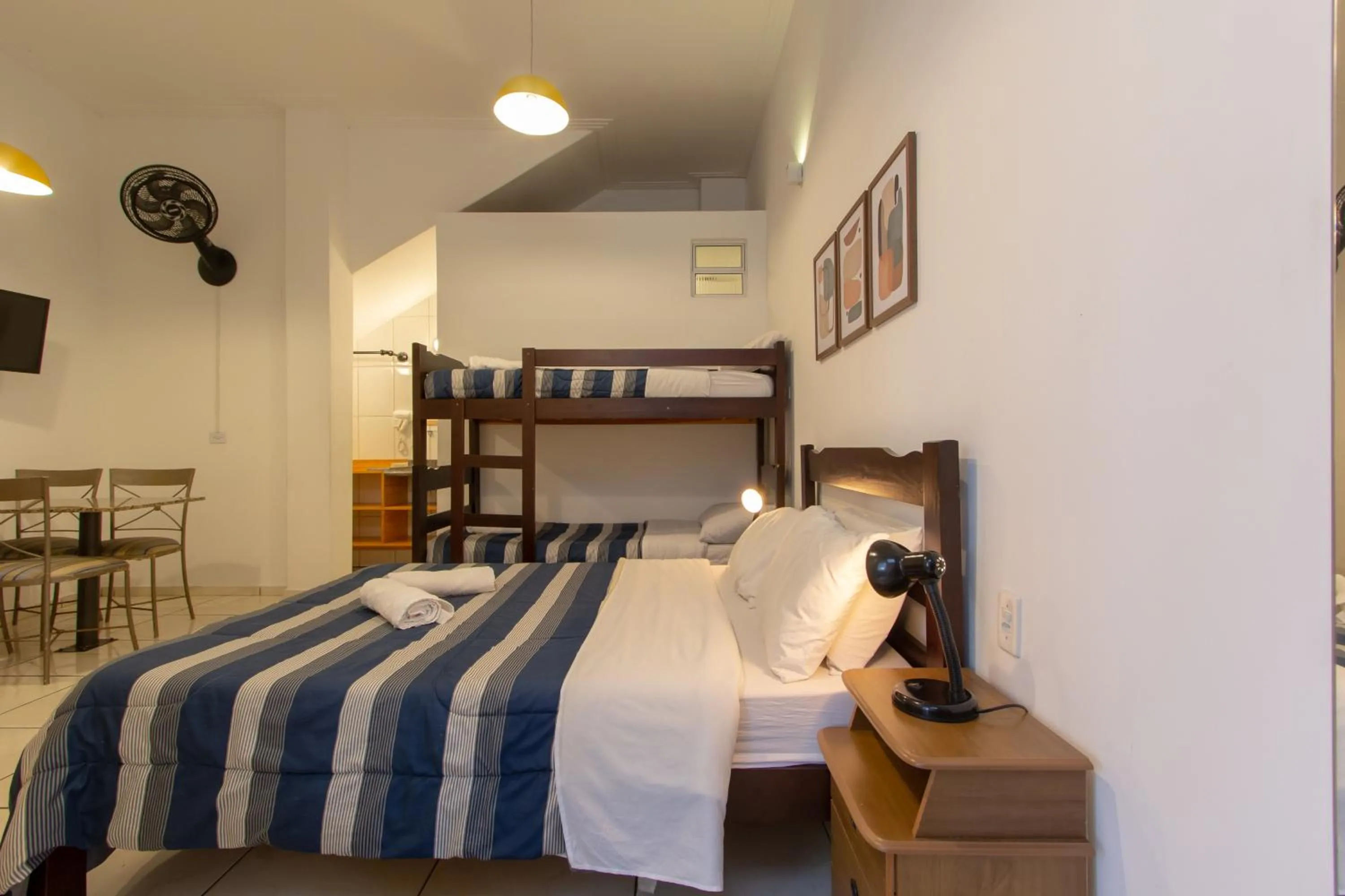 Bed in BH Studios Hotel Brás