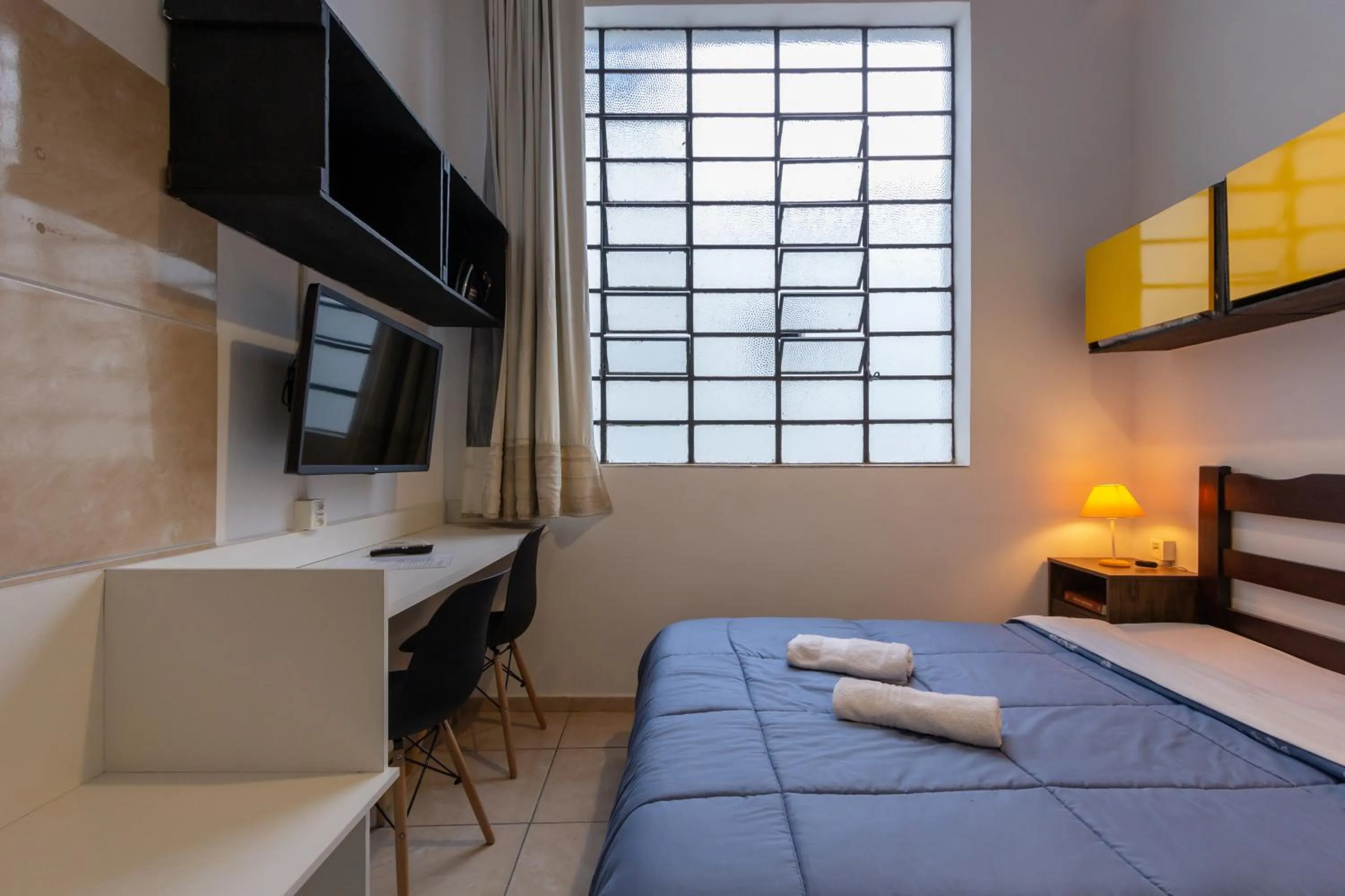 Bed in BH Studios Hotel Brás