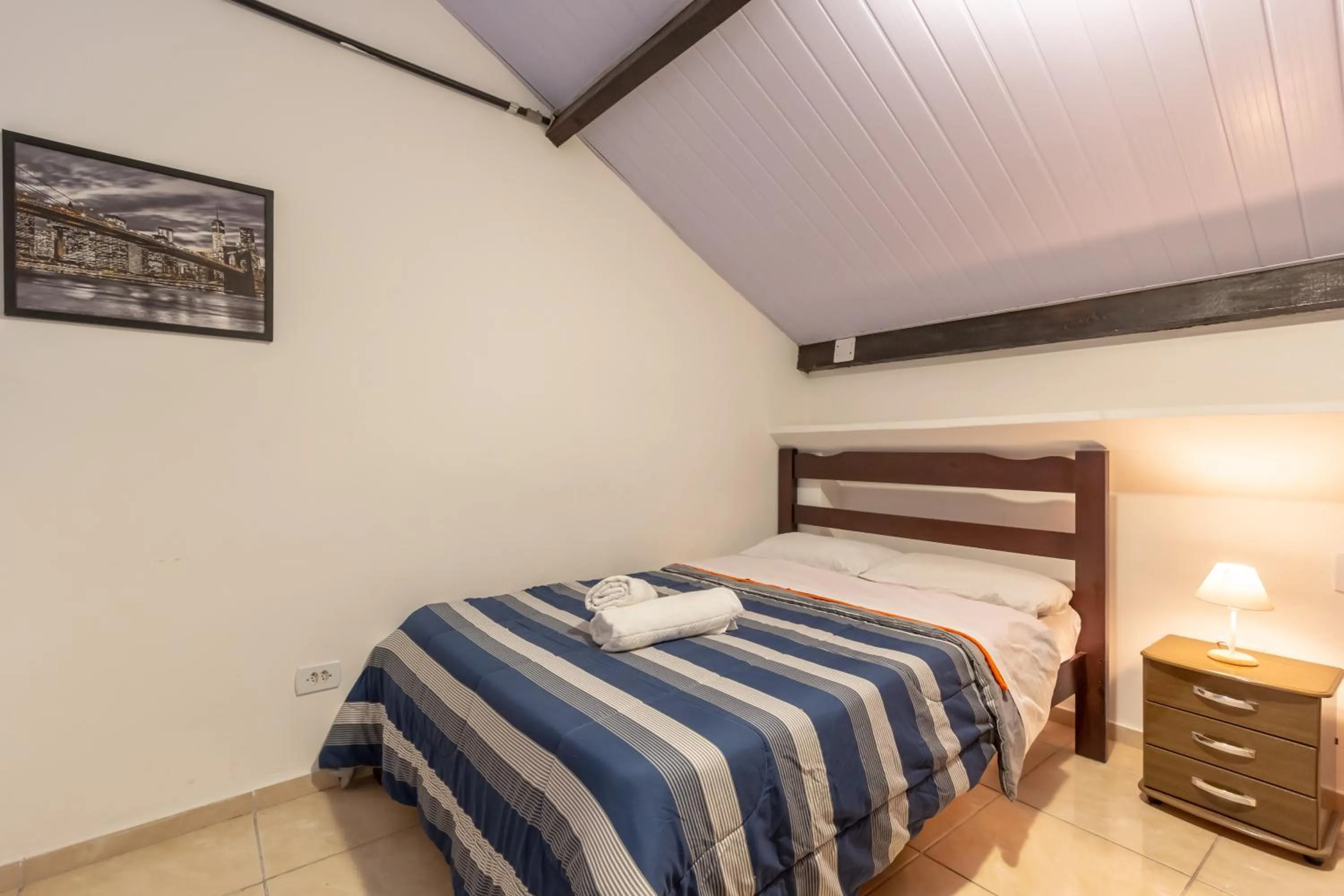 Bed in BH Studios Hotel Brás