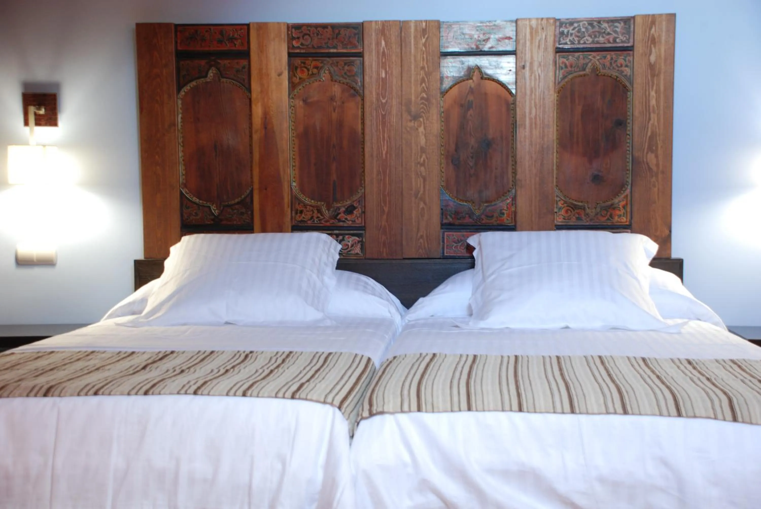 Bed in Hotel Convento Del Giraldo