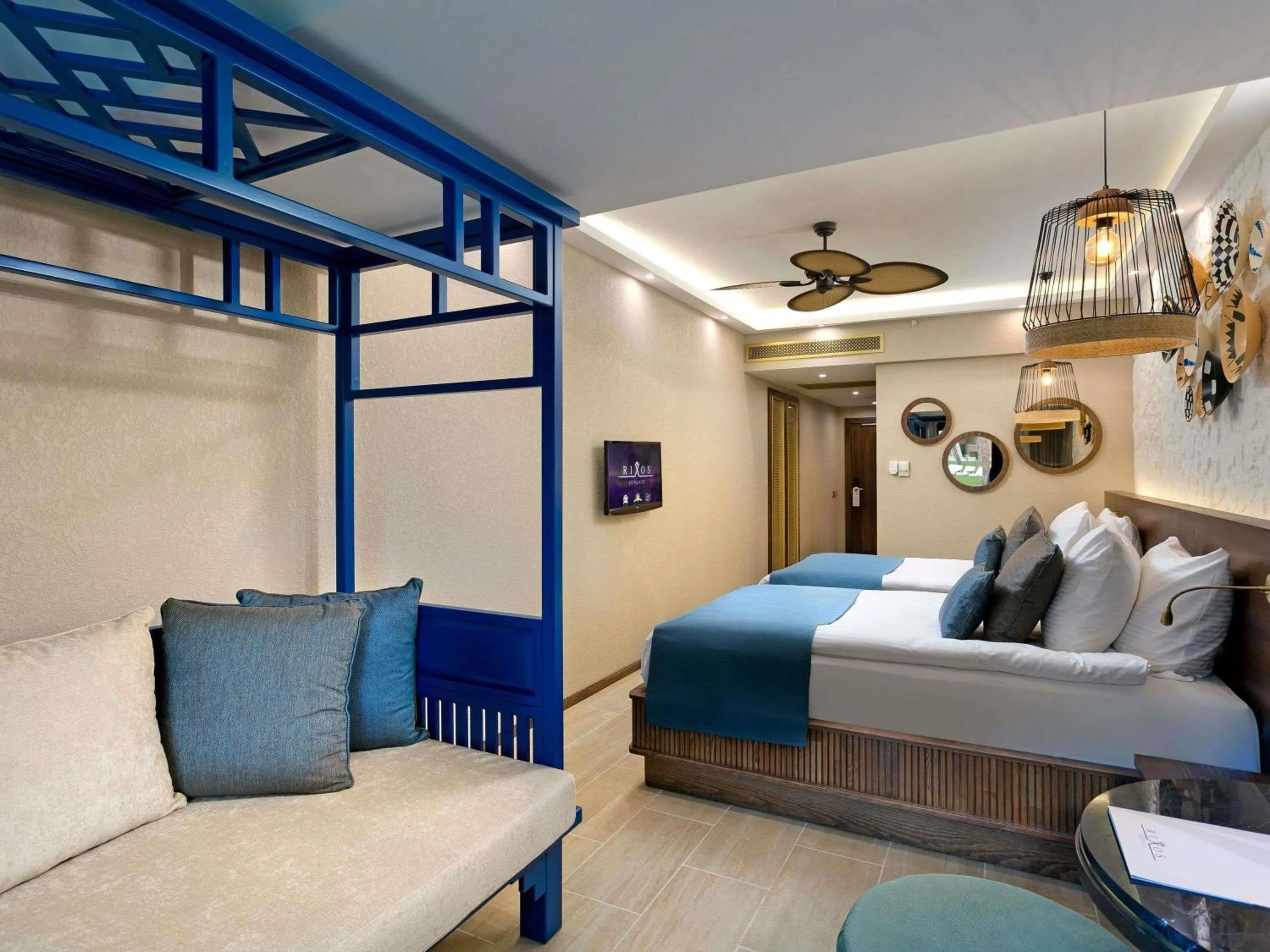 Bedroom, Bed in Rixos Sungate - The Land of Legends Access