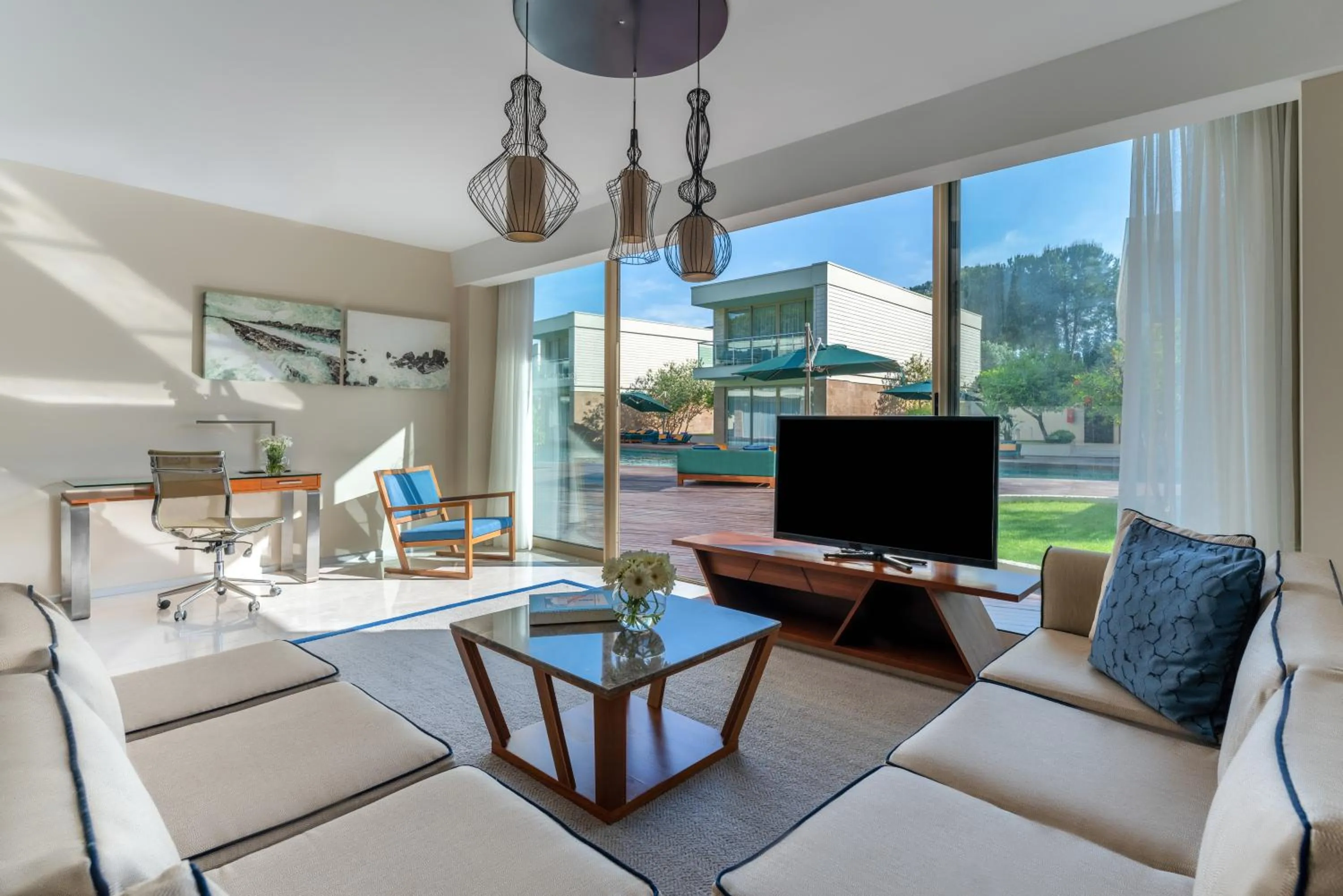 Communal lounge/ TV room in Rixos Premium Belek - The Land of Legends Access