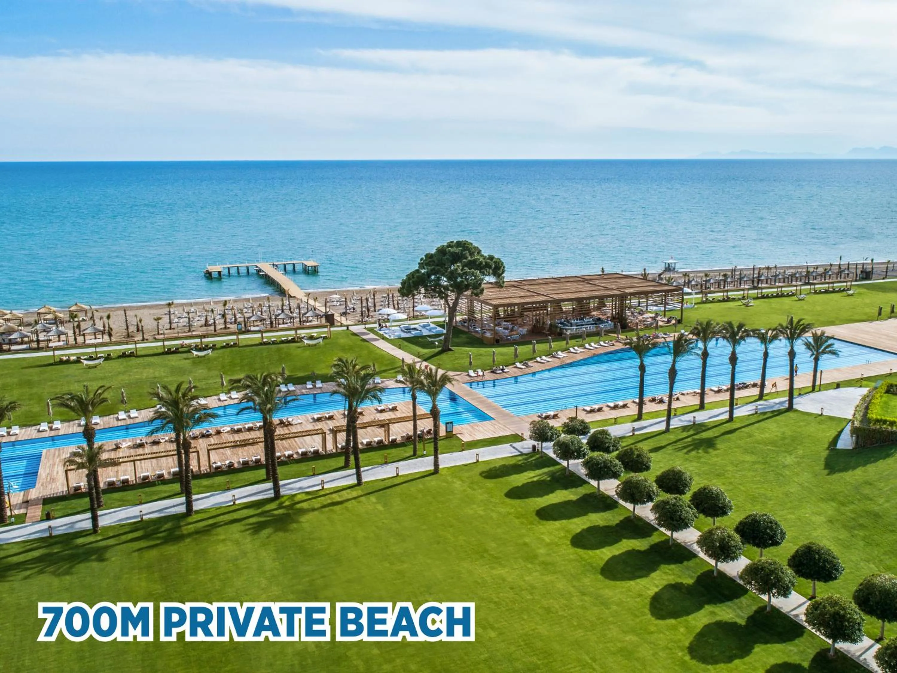 Beach in Rixos Premium Belek - The Land of Legends Access