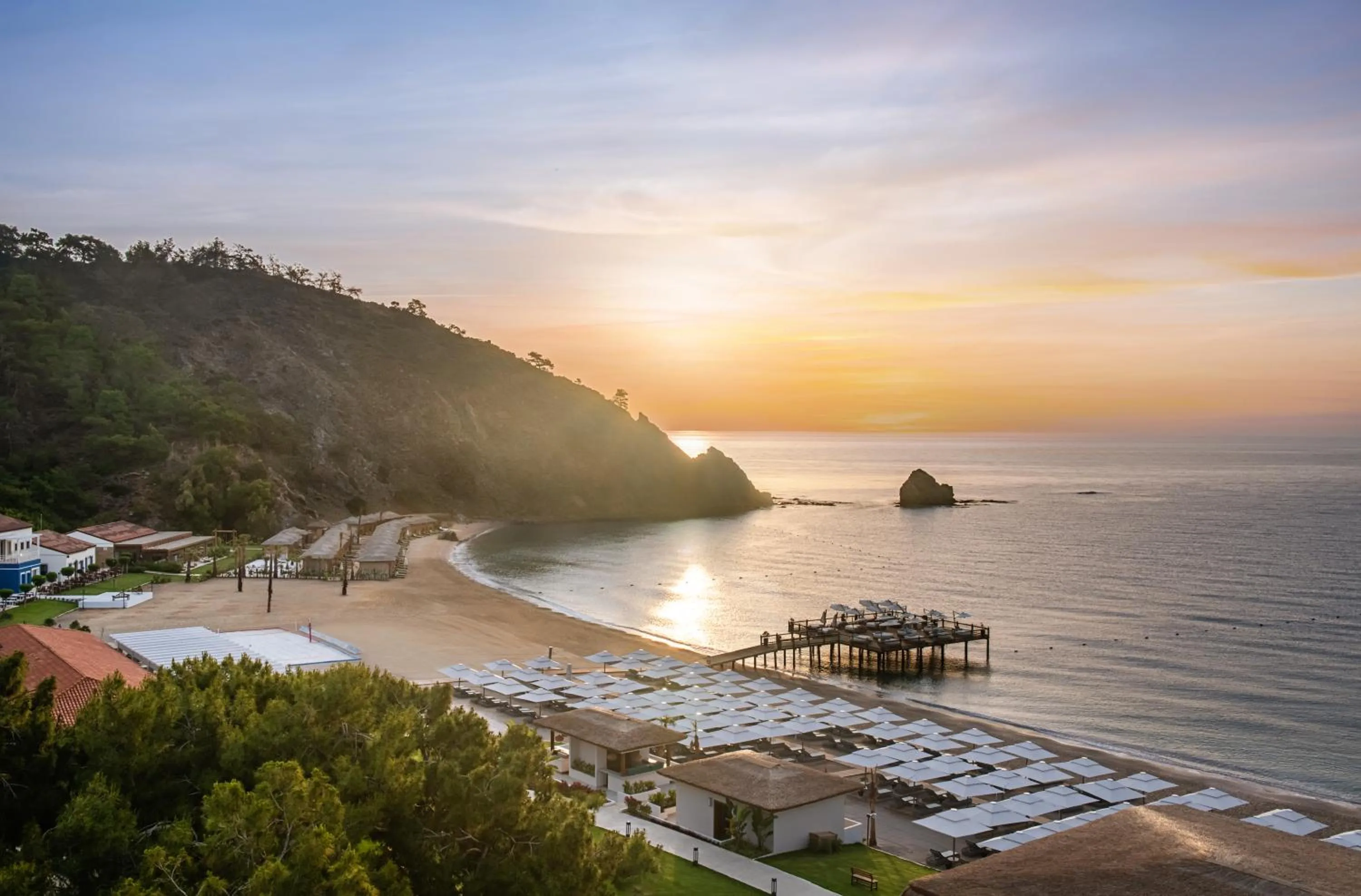 Beach in Rixos Premium Tekirova - The Land of Legends Access