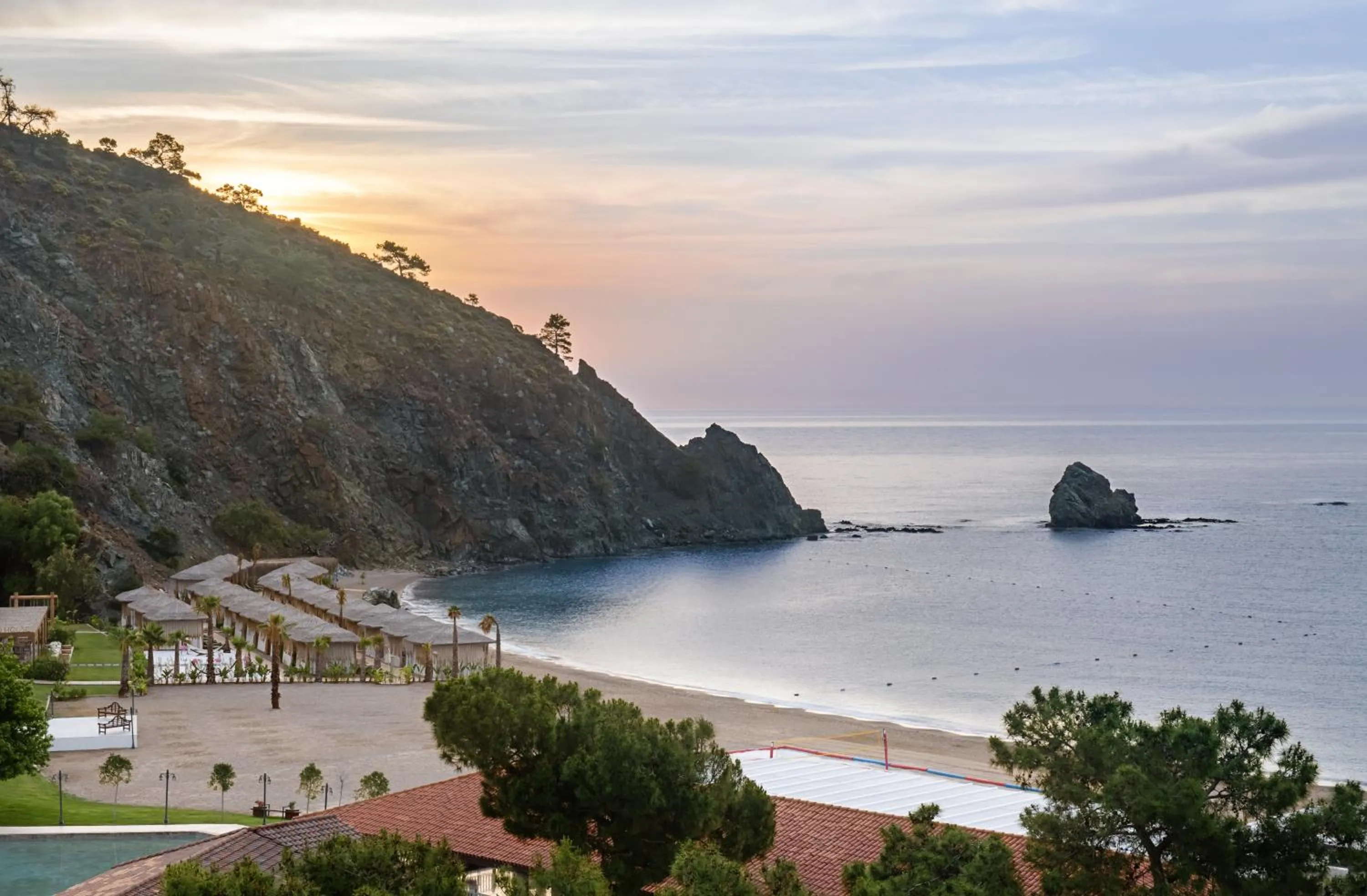 Beach in Rixos Premium Tekirova - The Land of Legends Access