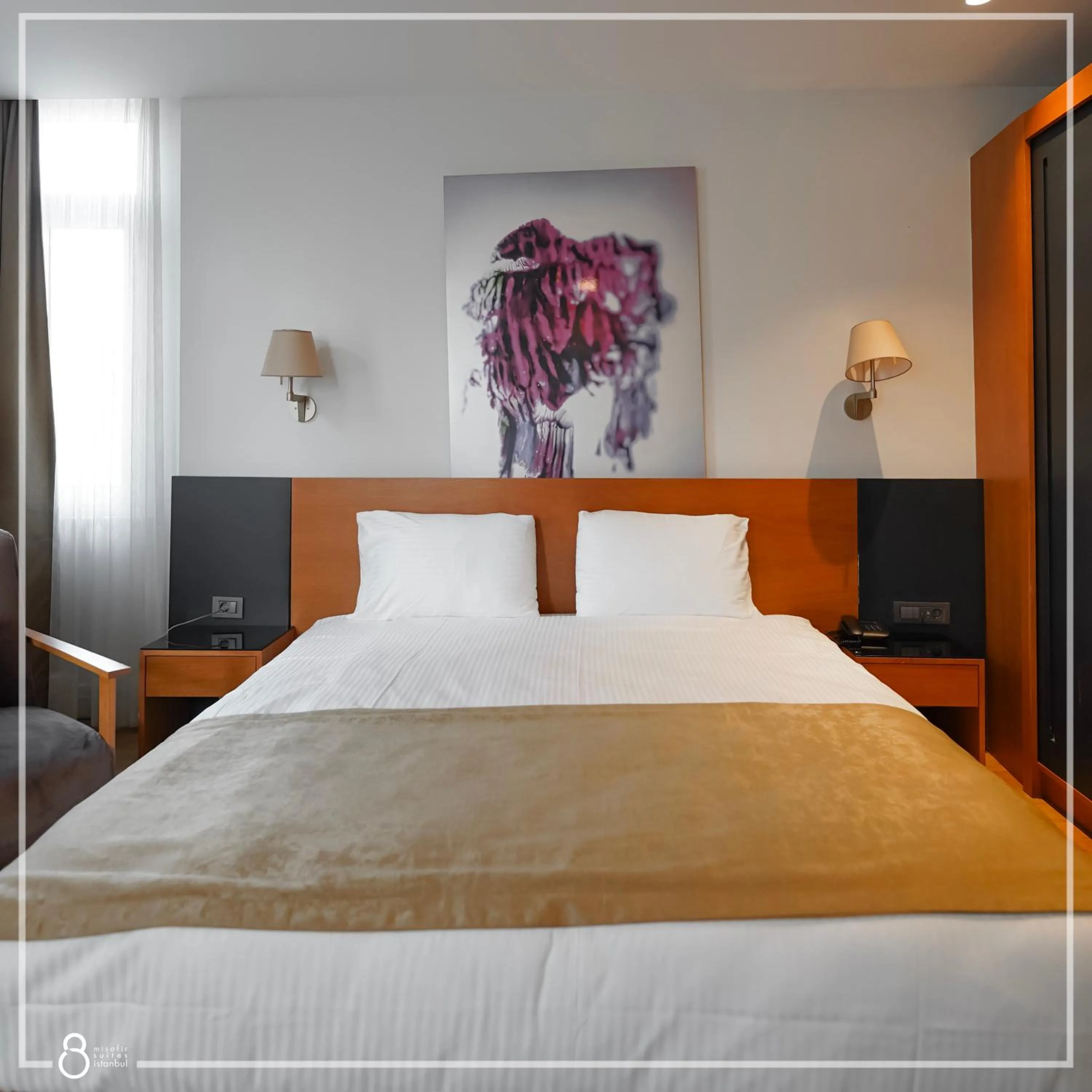 Bed in Misafir Suites 8 Istanbul