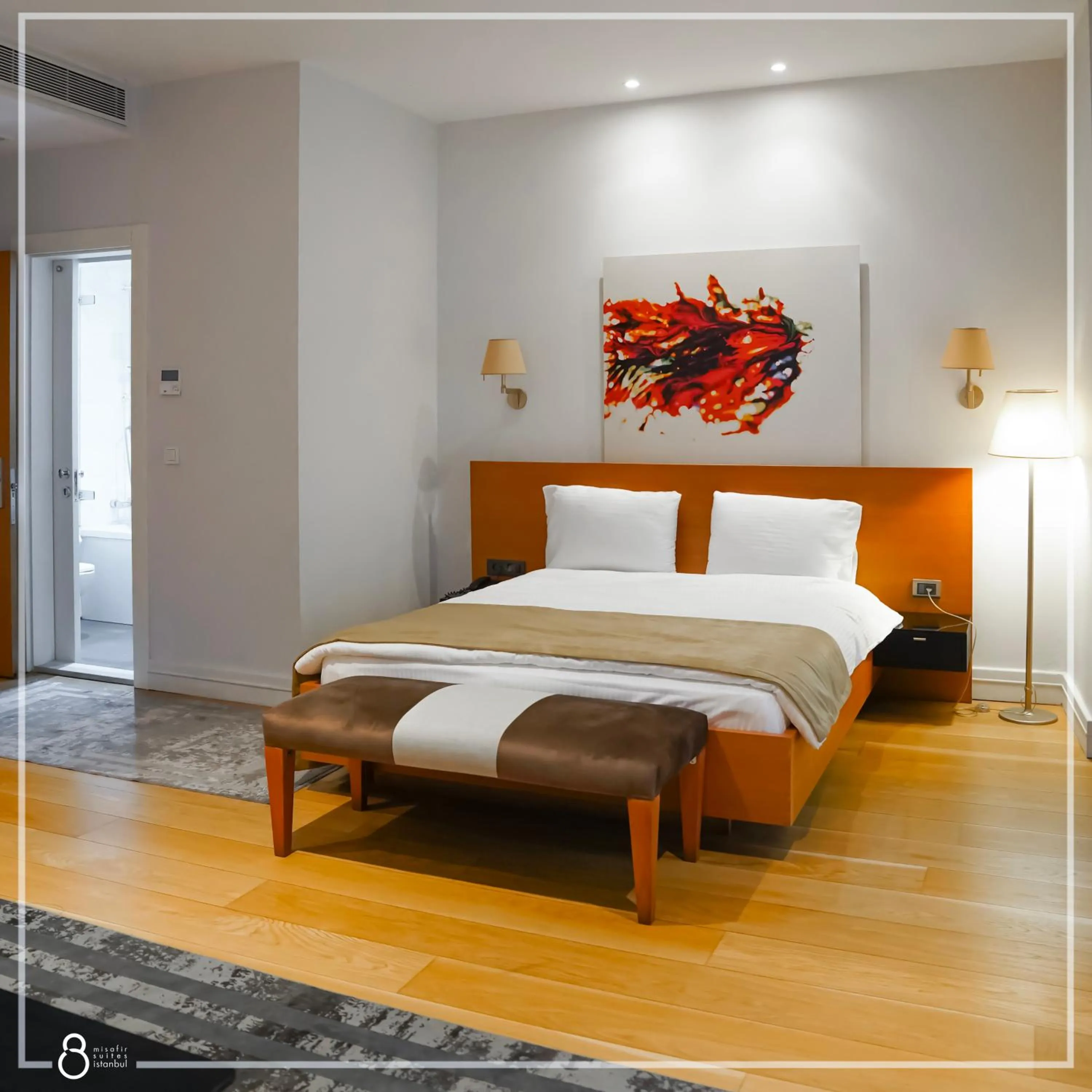 Bed in Misafir Suites 8 Istanbul