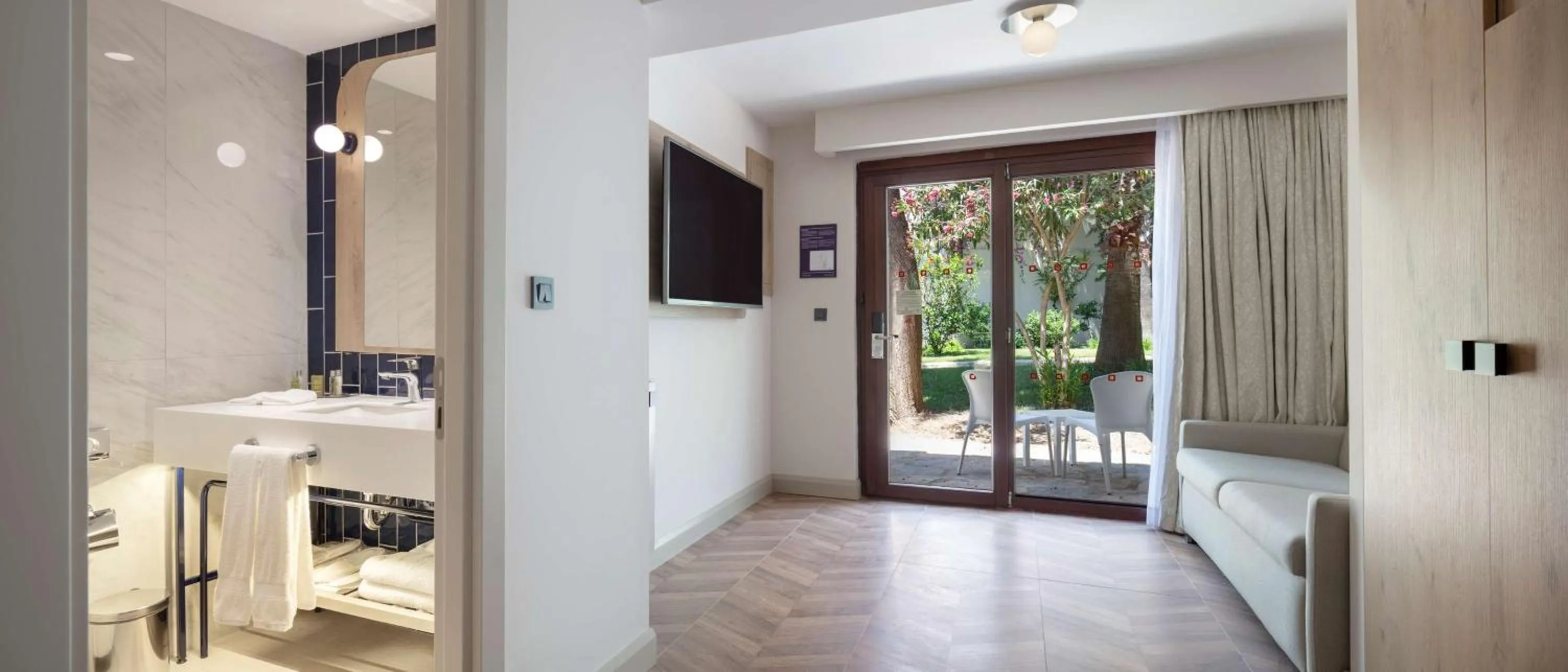 Bathroom in DoubleTree by Hilton Bodrum Isil Club Ultra All-Inclusive Resort