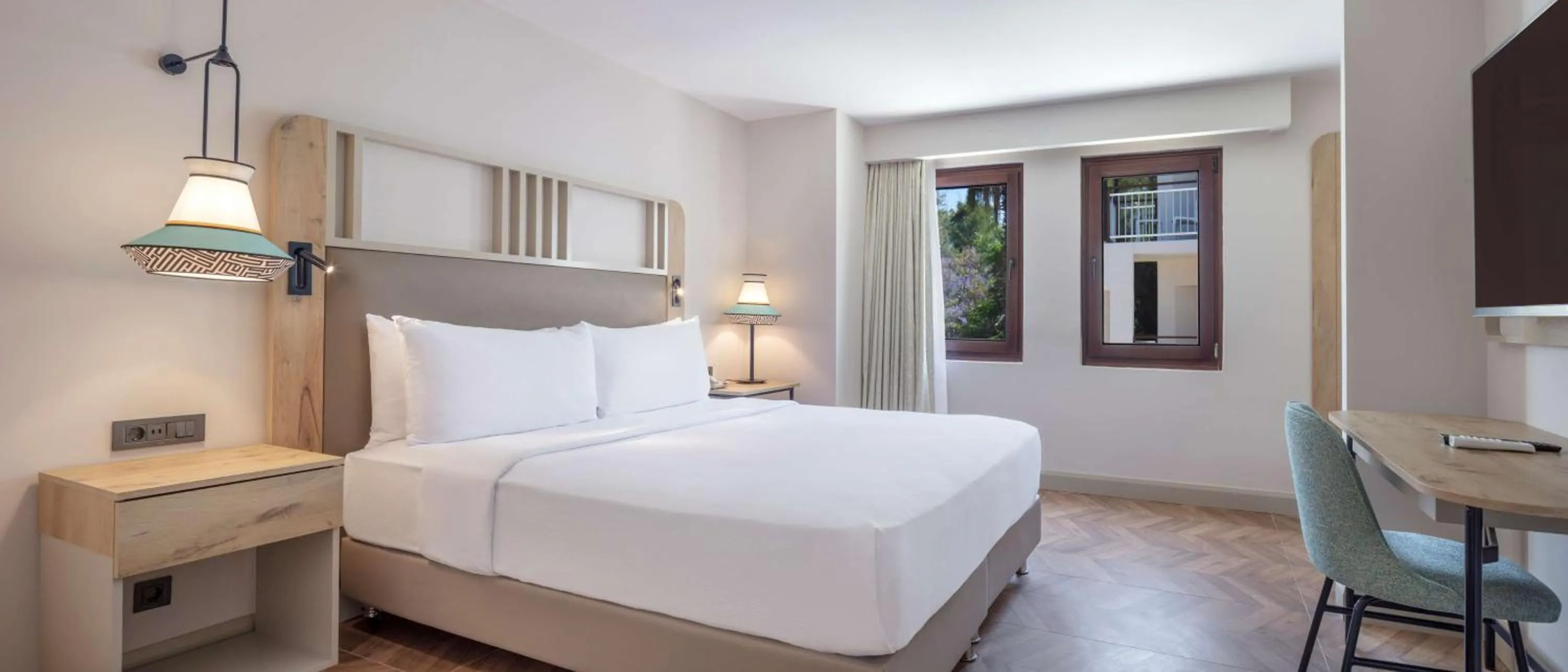 Bed in DoubleTree by Hilton Bodrum Isil Club Ultra All-Inclusive Resort