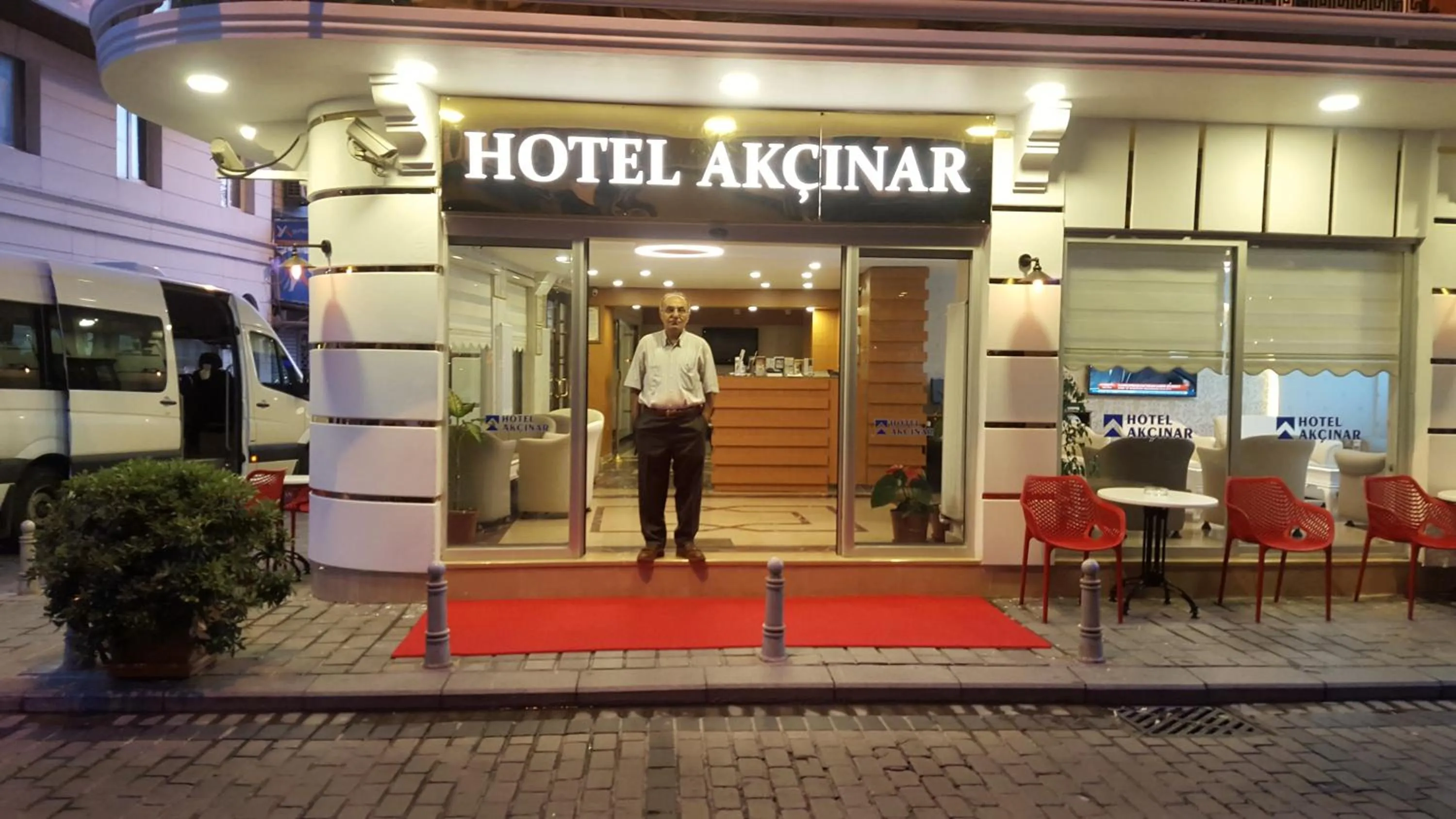 Facade/entrance in Hotel Akcinar
