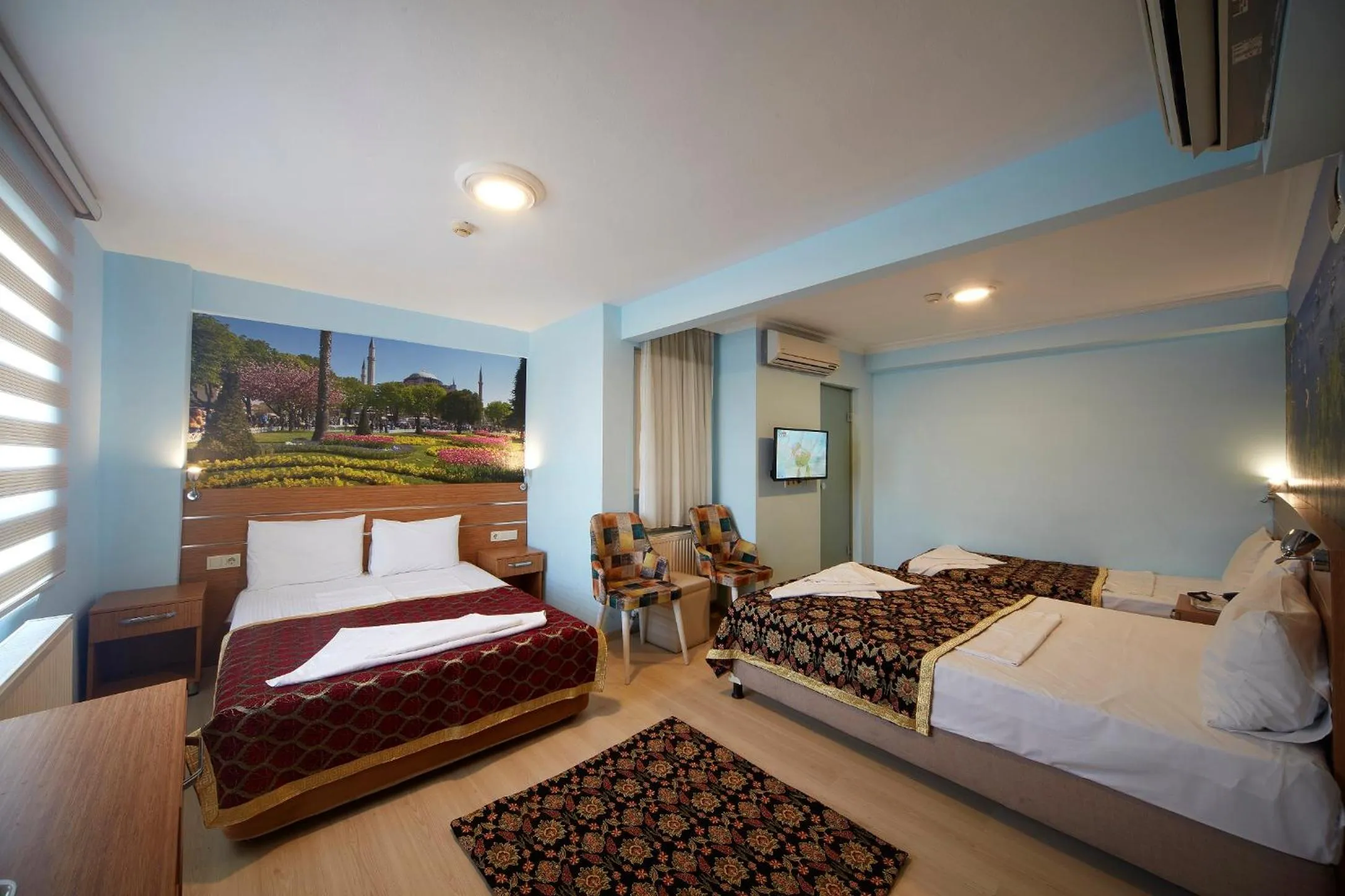 Bed in Hotel Akcinar