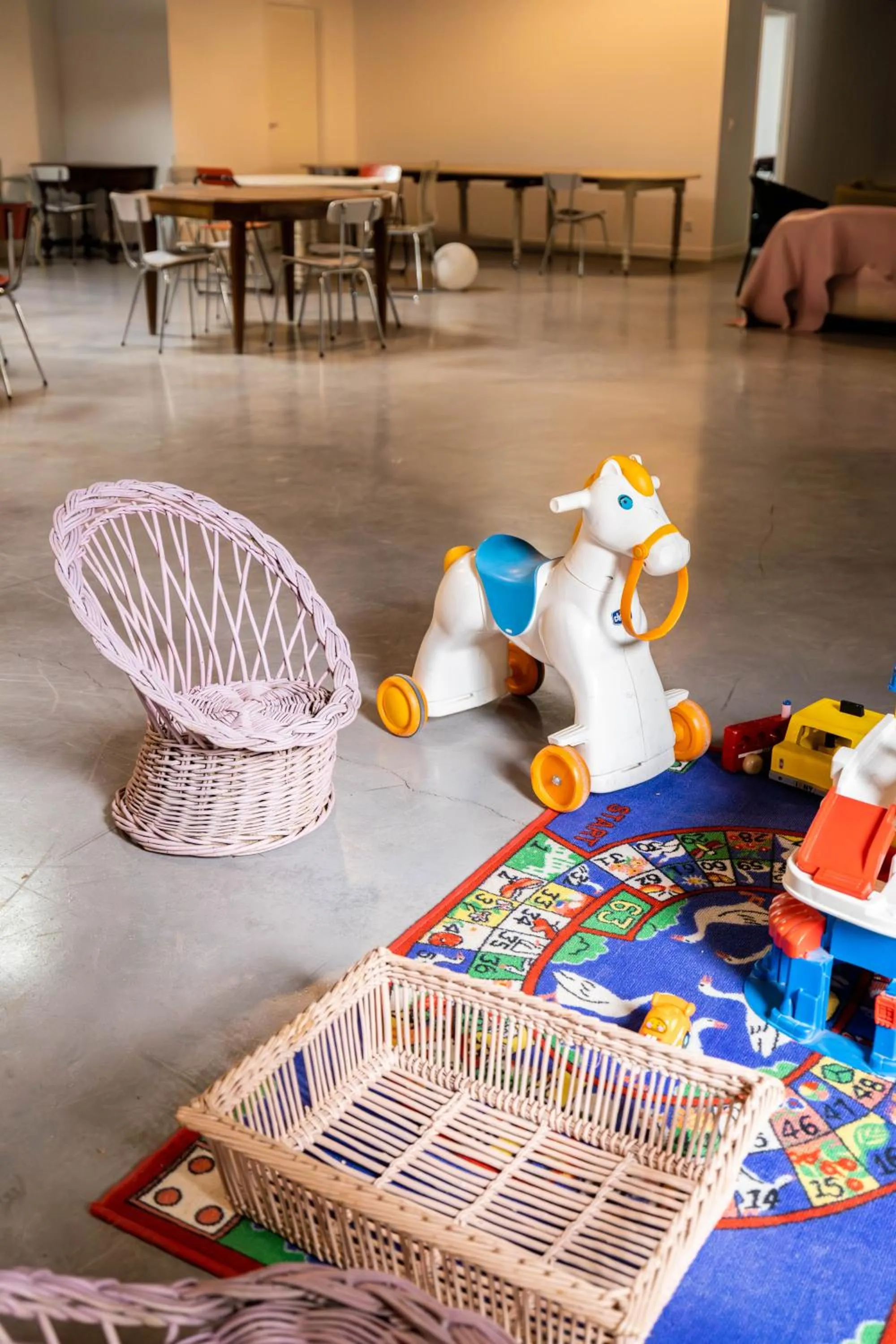 Children play ground in Chambres d hôtes du Castell de Blés